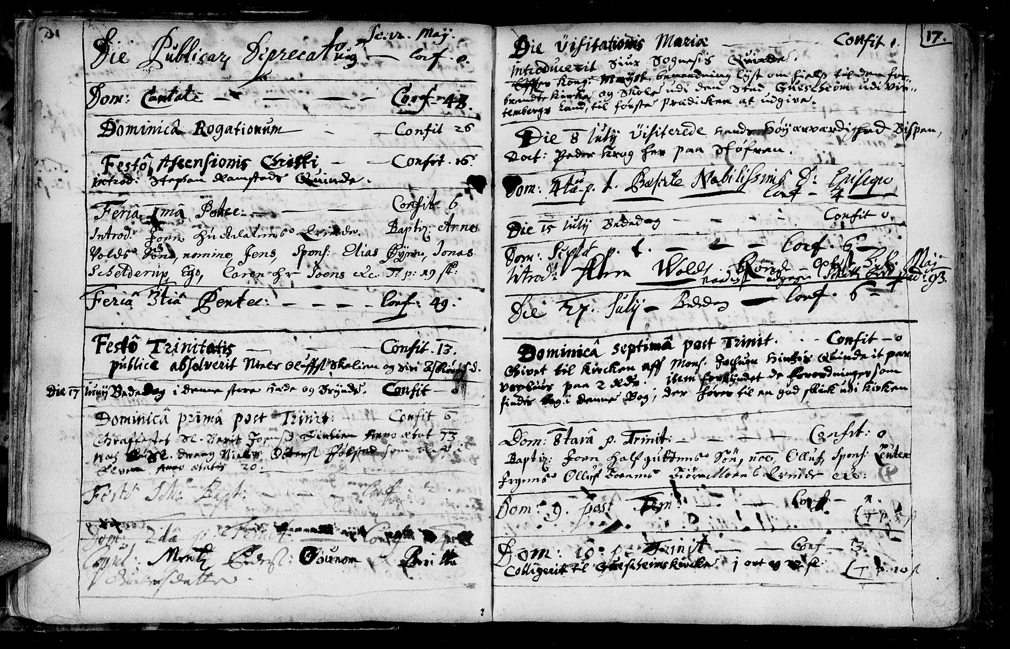 Ministerialprotokoller, klokkerbøker og fødselsregistre - Sør-Trøndelag, SAT/A-1456/687/L0990: Parish register (official) no. 687A01, 1690-1746, p. 17