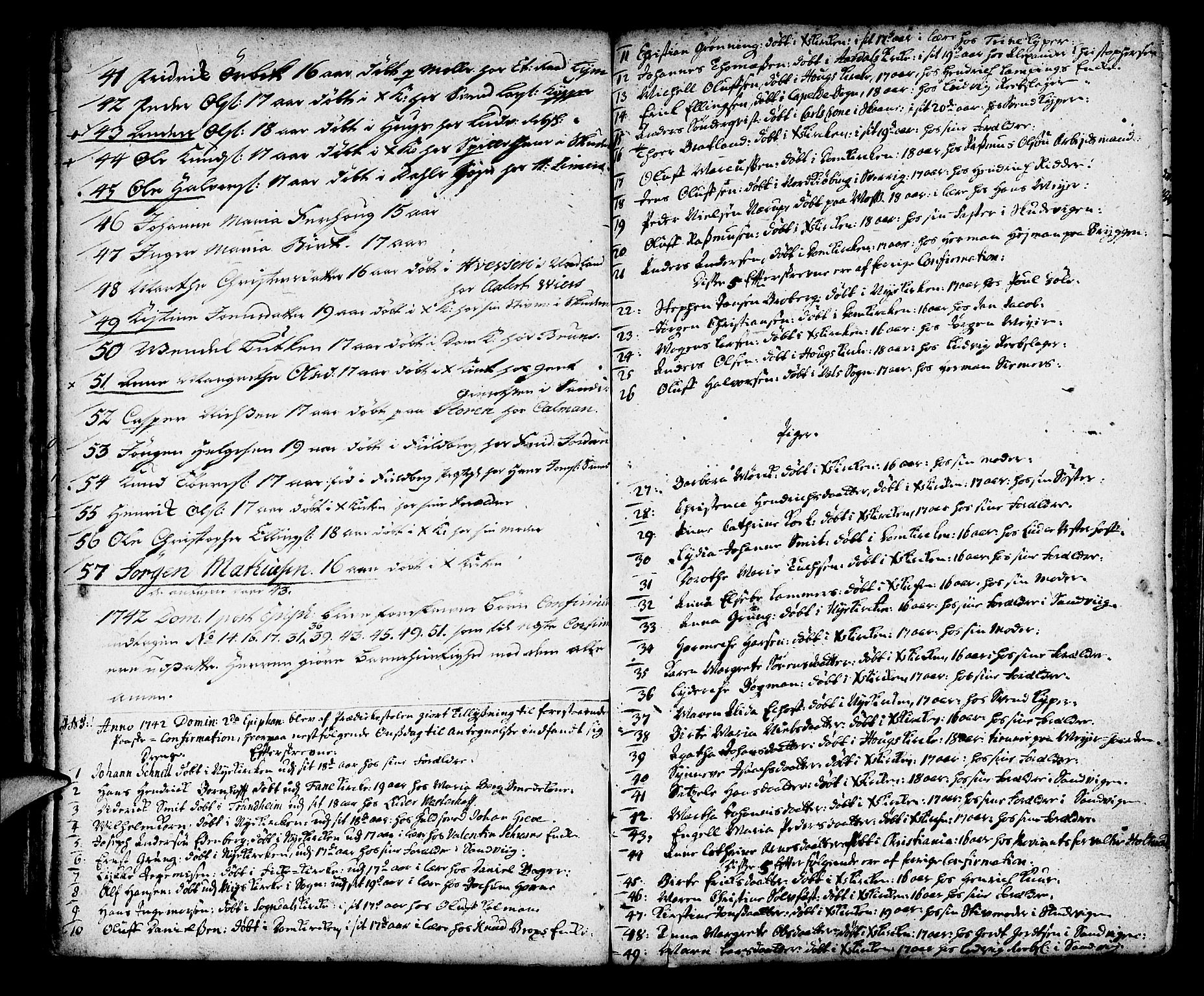 Korskirken sokneprestembete, SAB/A-76101/H/Haa/L0007: Parish register (official) no. A 7, 1736-1839, p. 22