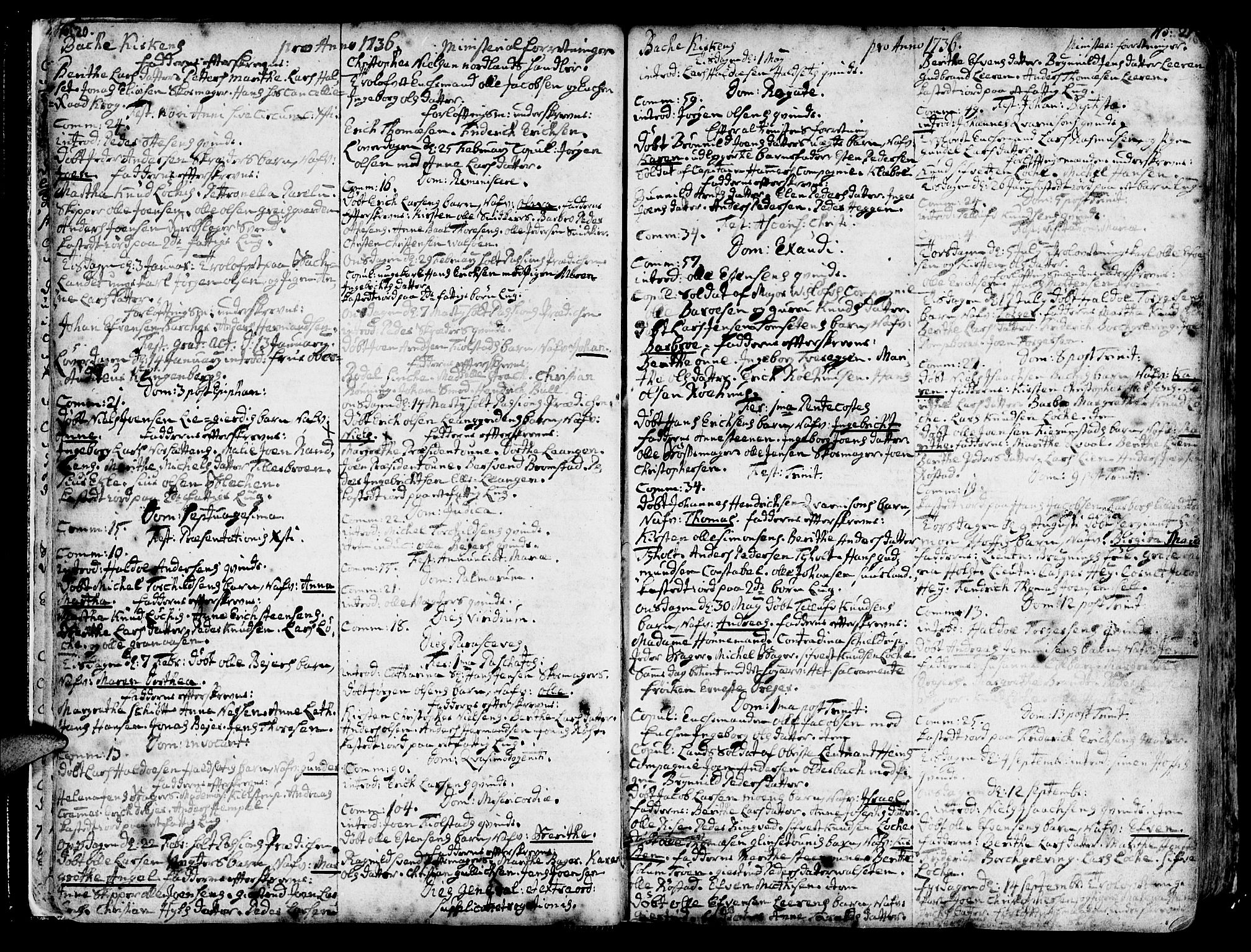 Ministerialprotokoller, klokkerbøker og fødselsregistre - Sør-Trøndelag, SAT/A-1456/606/L0276: Parish register (official) no. 606A01 /2, 1727-1779, p. 20-21