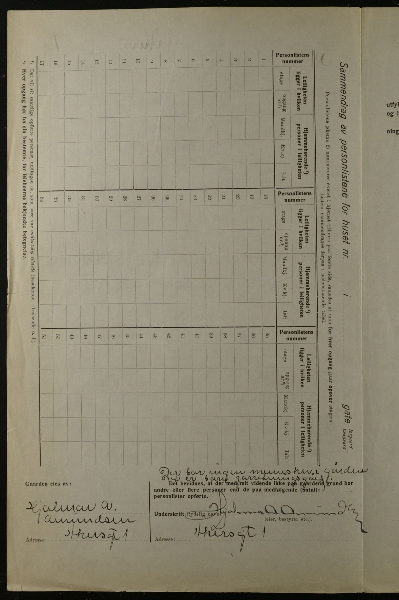 OBA, Municipal Census 1923 for Kristiania, 1923, p. 653