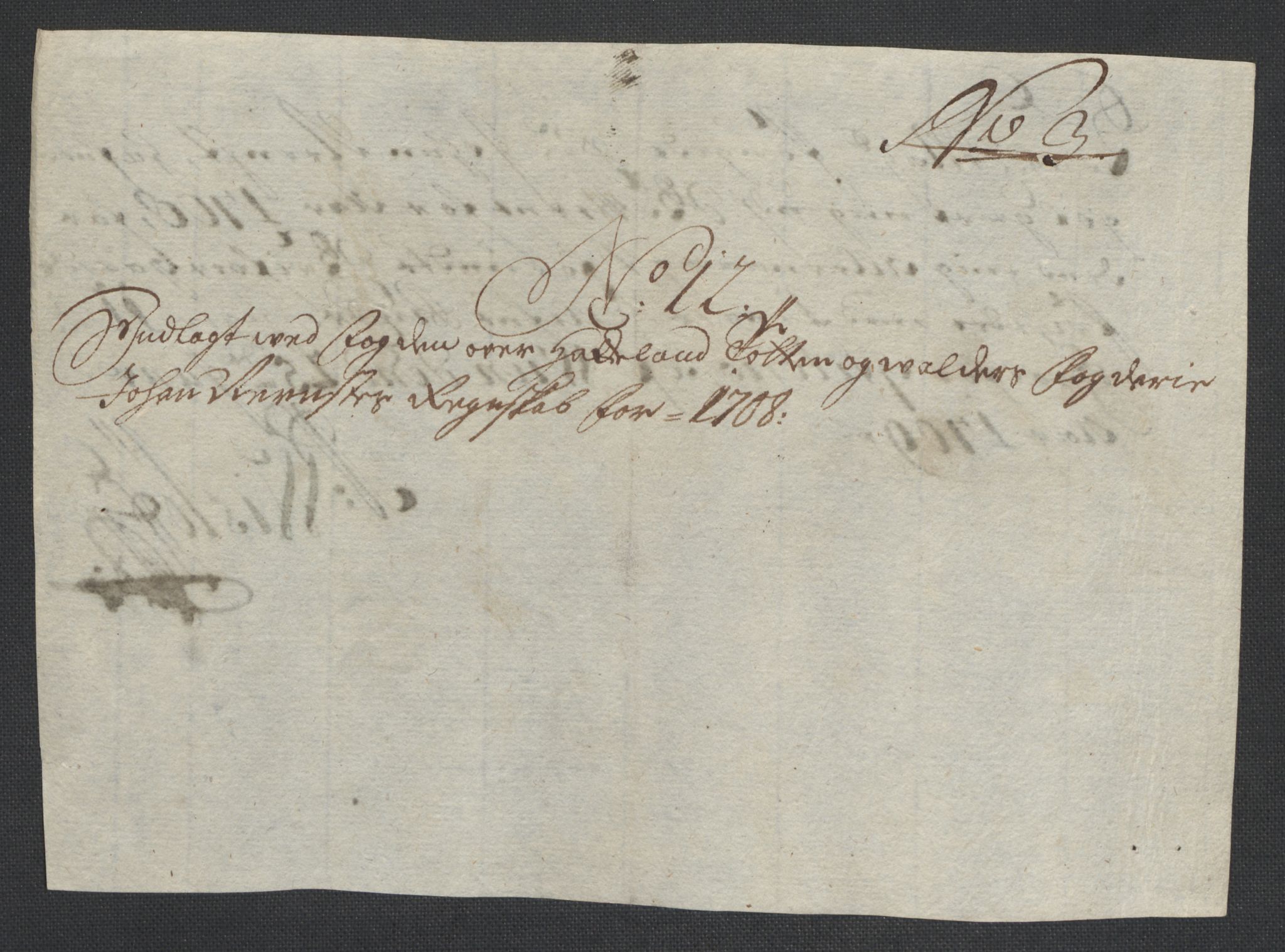 Rentekammeret inntil 1814, Reviderte regnskaper, Fogderegnskap, AV/RA-EA-4092/R18/L1305: Fogderegnskap Hadeland, Toten og Valdres, 1707-1708, p. 448