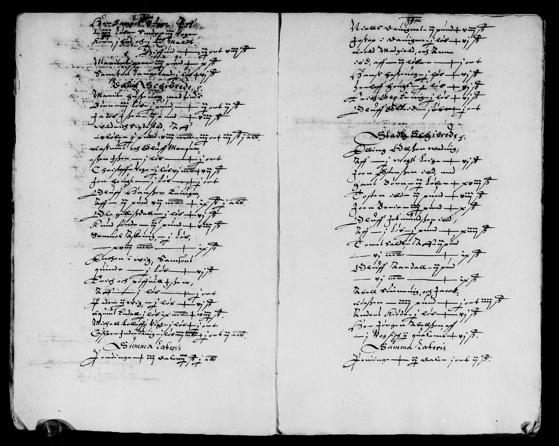 Rentekammeret inntil 1814, Reviderte regnskaper, Lensregnskaper, AV/RA-EA-5023/R/Rb/Rbt/L0076: Bergenhus len, 1633-1638