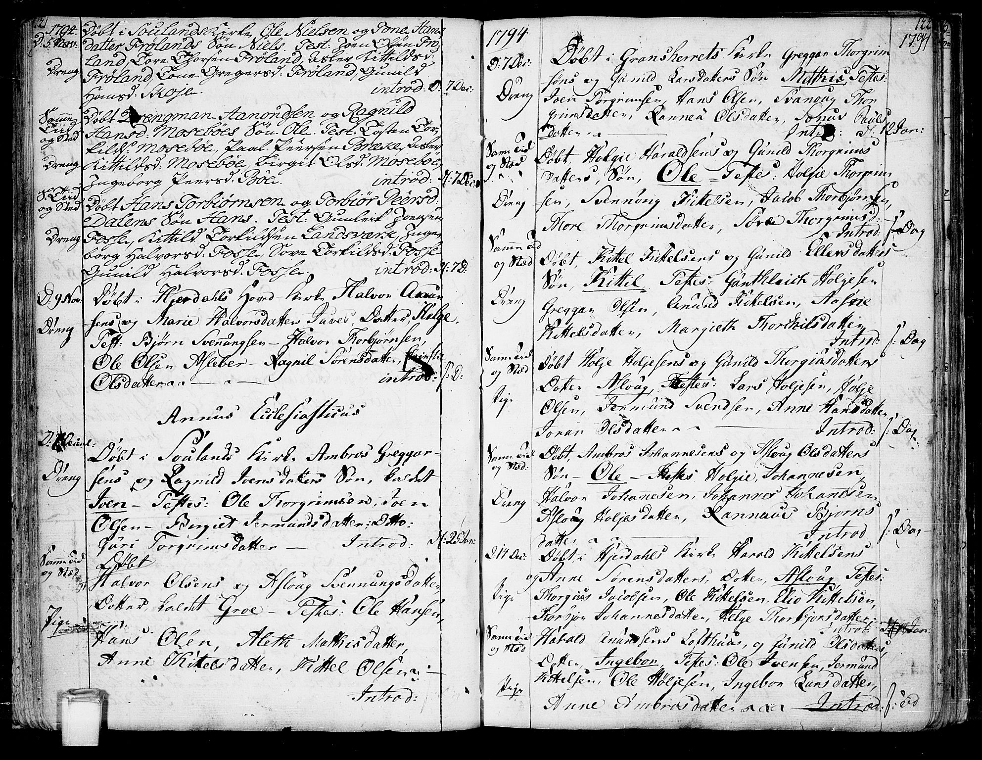 Hjartdal kirkebøker, SAKO/A-270/F/Fa/L0005: Parish register (official) no. I 5, 1776-1801, p. 121-122