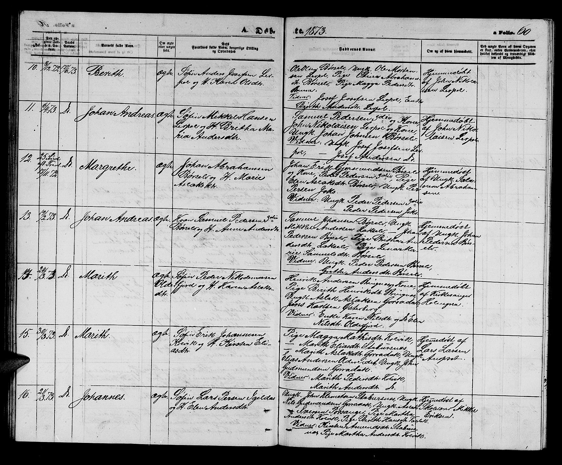 Kistrand/Porsanger sokneprestembete, AV/SATØ-S-1351/H/Hb/L0002.klokk: Parish register (copy) no. 2, 1862-1873, p. 60