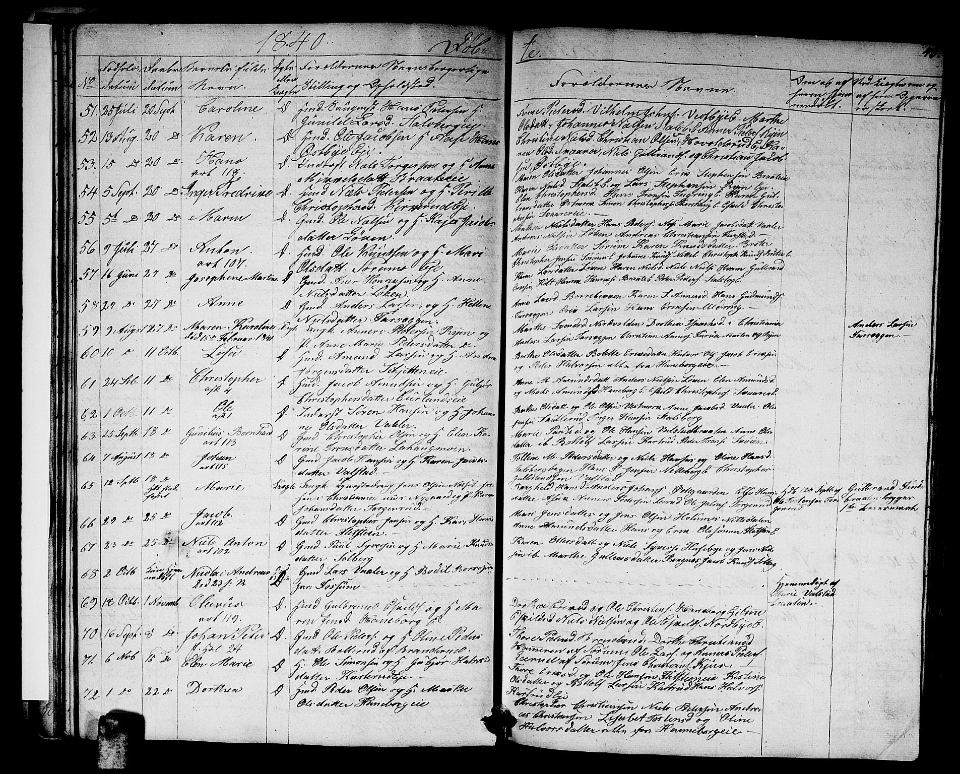 Skedsmo prestekontor Kirkebøker, AV/SAO-A-10033a/G/Ga/L0001: Parish register (copy) no. I 1, 1830-1854, p. 43