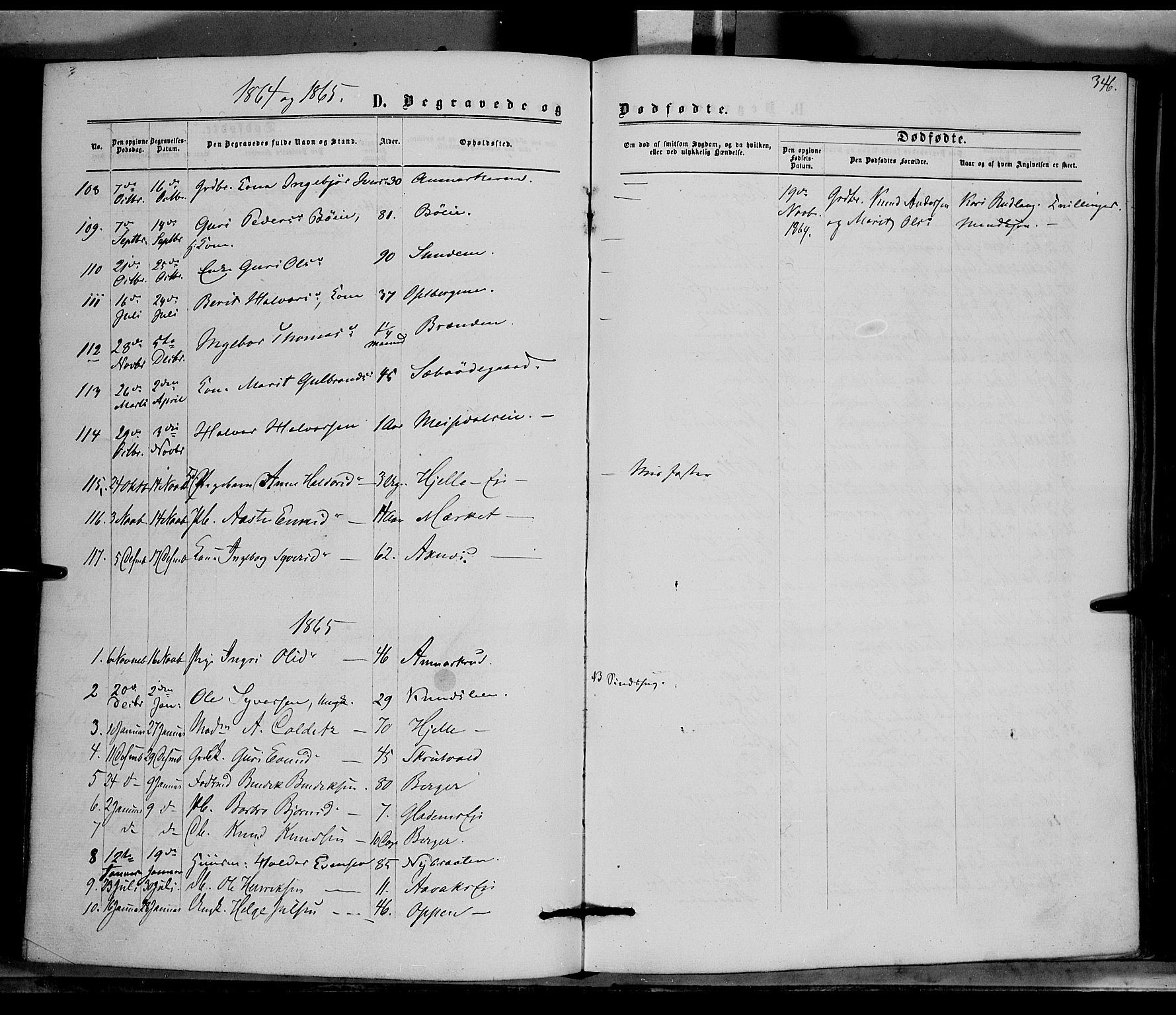 Nord-Aurdal prestekontor, SAH/PREST-132/H/Ha/Haa/L0008: Parish register (official) no. 8, 1863-1875, p. 346