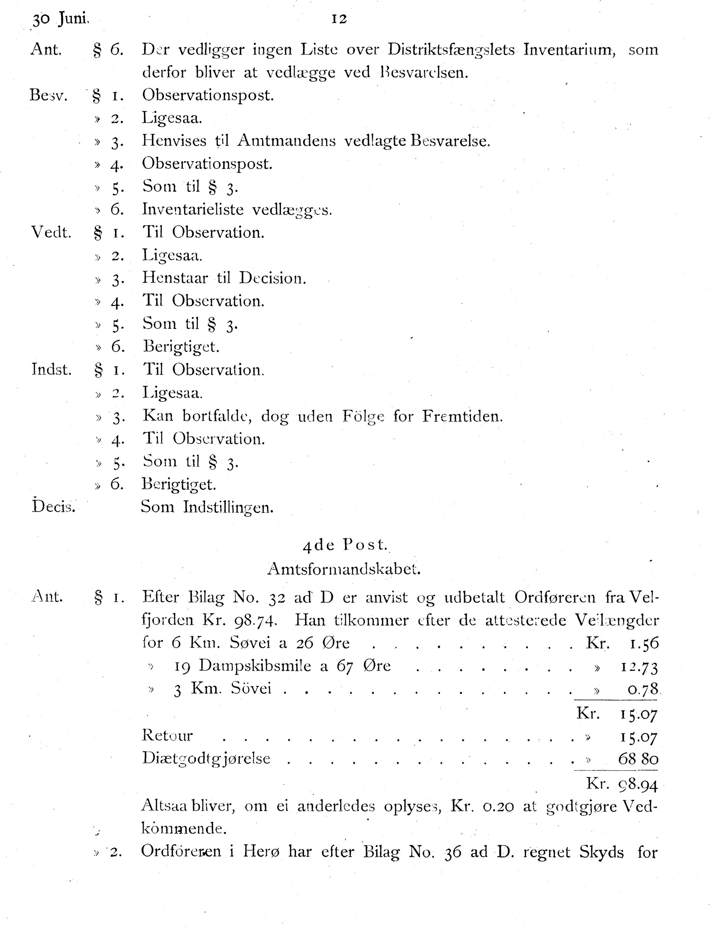 Nordland Fylkeskommune. Fylkestinget, AIN/NFK-17/176/A/Ac/L0014: Fylkestingsforhandlinger 1881-1885, 1881-1885