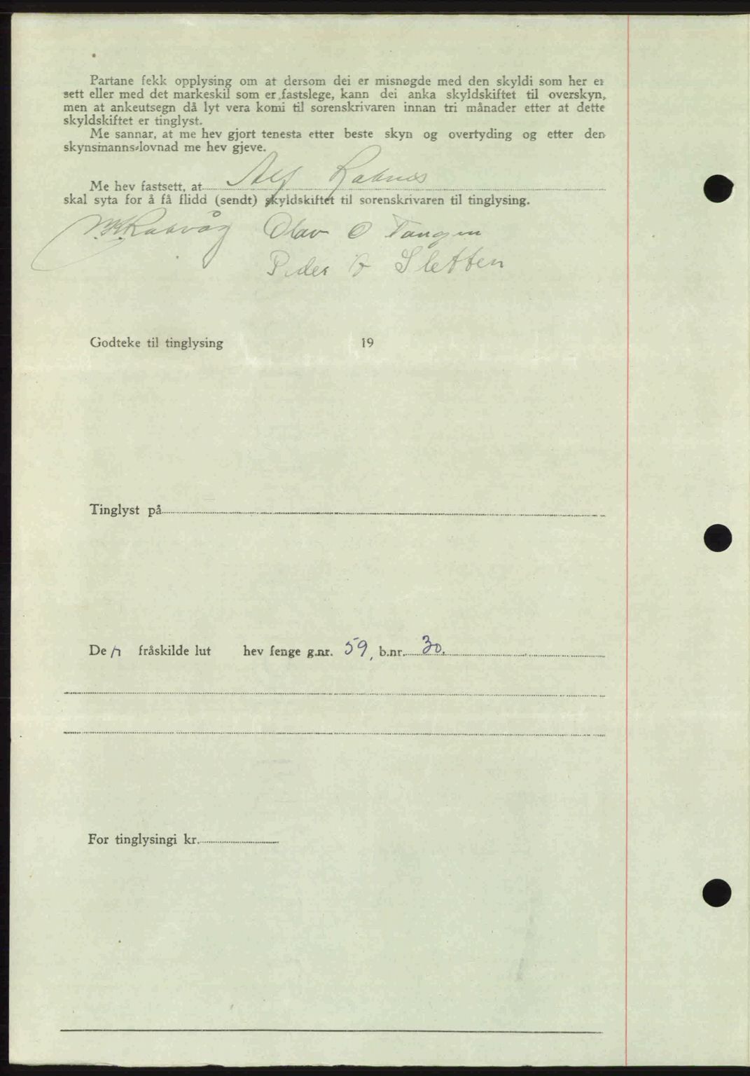 Romsdal sorenskriveri, AV/SAT-A-4149/1/2/2C: Mortgage book no. A28, 1948-1949, Diary no: : 3177/1948