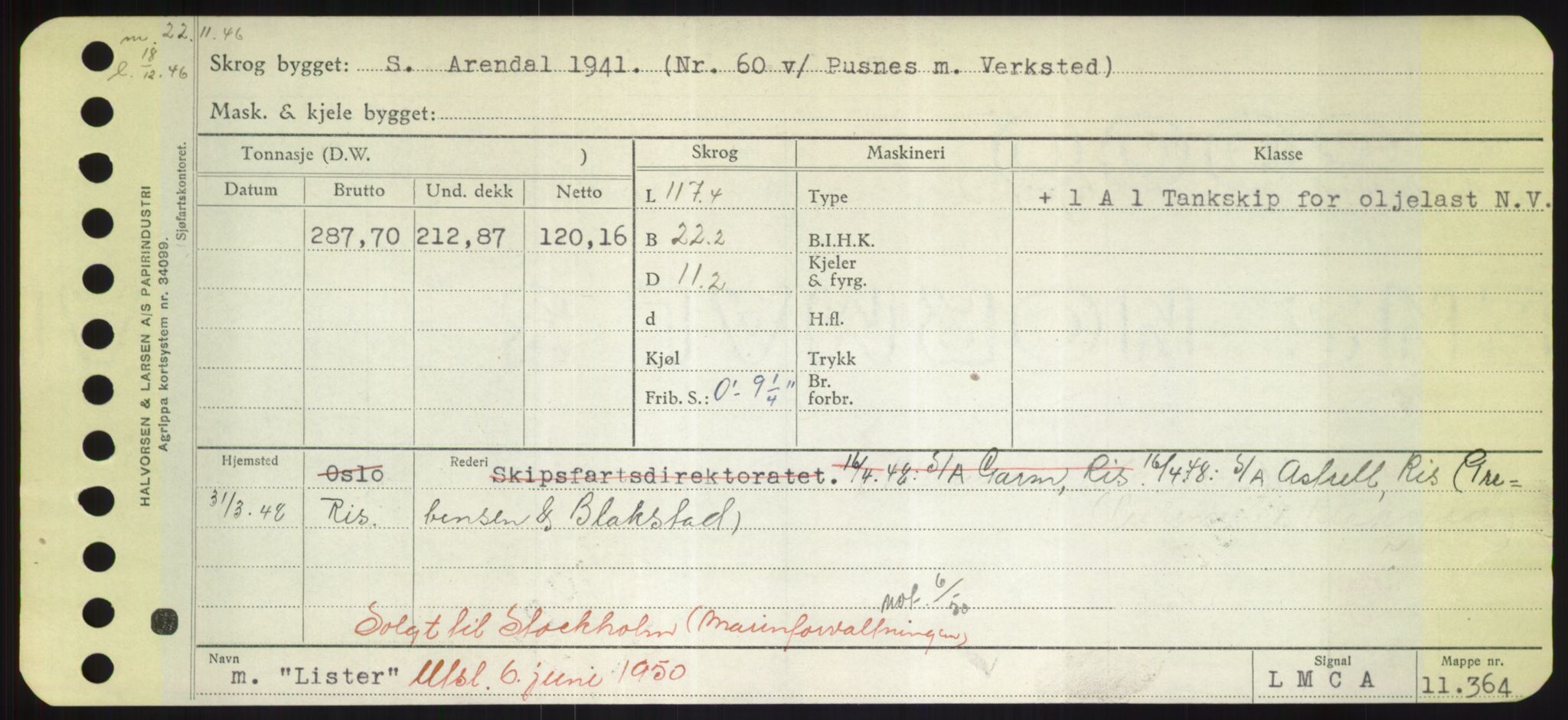 Sjøfartsdirektoratet med forløpere, Skipsmålingen, AV/RA-S-1627/H/Hd/L0023: Fartøy, Lia-Løv, p. 229