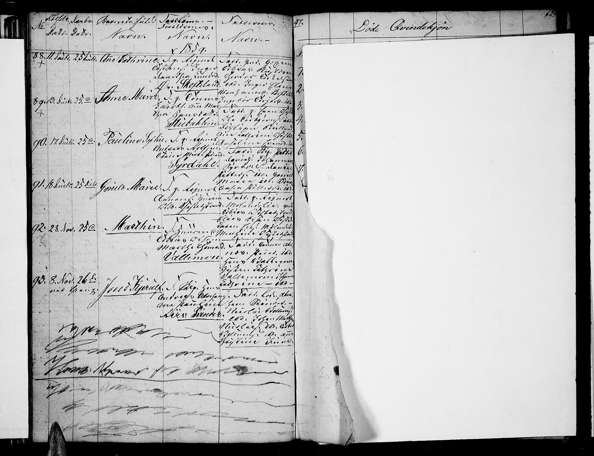 Sør-Audnedal sokneprestkontor, SAK/1111-0039/F/Fb/Fbb/L0002: Parish register (copy) no. B 2, 1846-1865, p. 58
