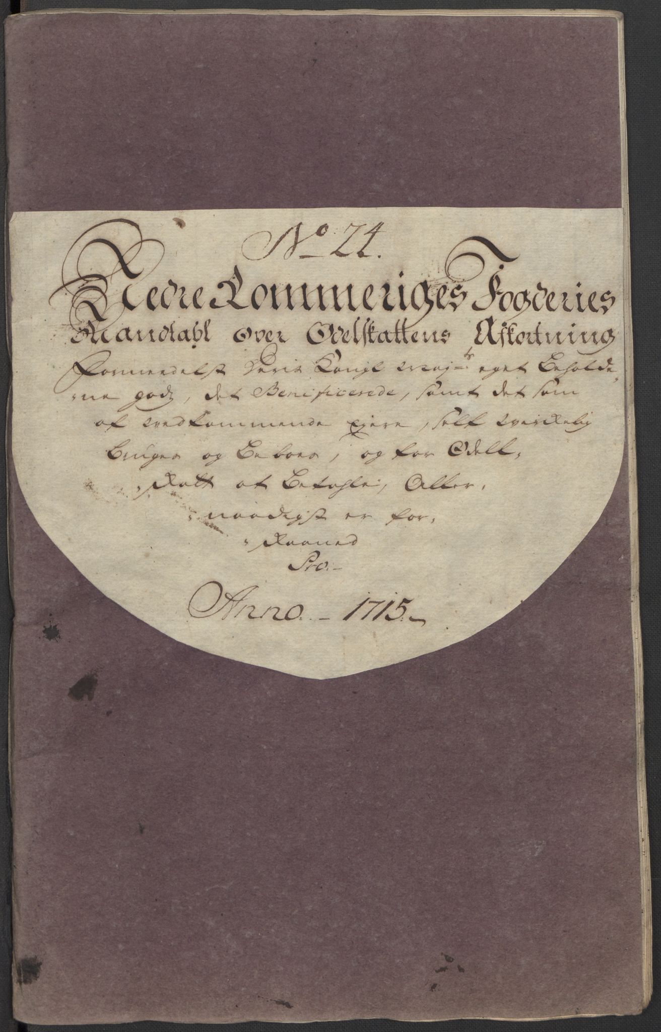 Rentekammeret inntil 1814, Reviderte regnskaper, Fogderegnskap, AV/RA-EA-4092/R11/L0597: Fogderegnskap Nedre Romerike, 1715, p. 211