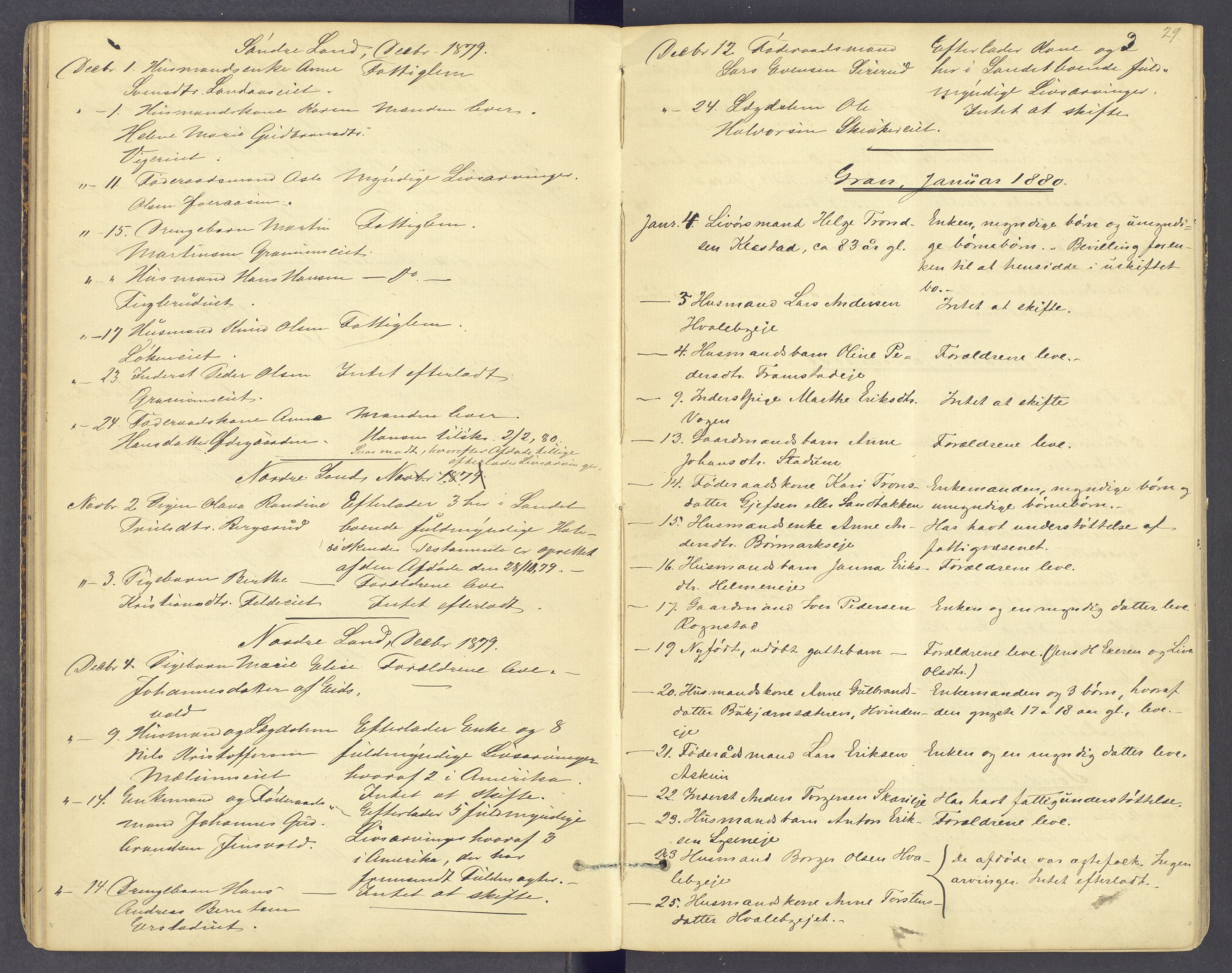 Hadeland og Land tingrett, AV/SAH-TING-010/J/Jg/L0005: Dødsfallsprotokoll, 1876-1886, p. 28b-29a