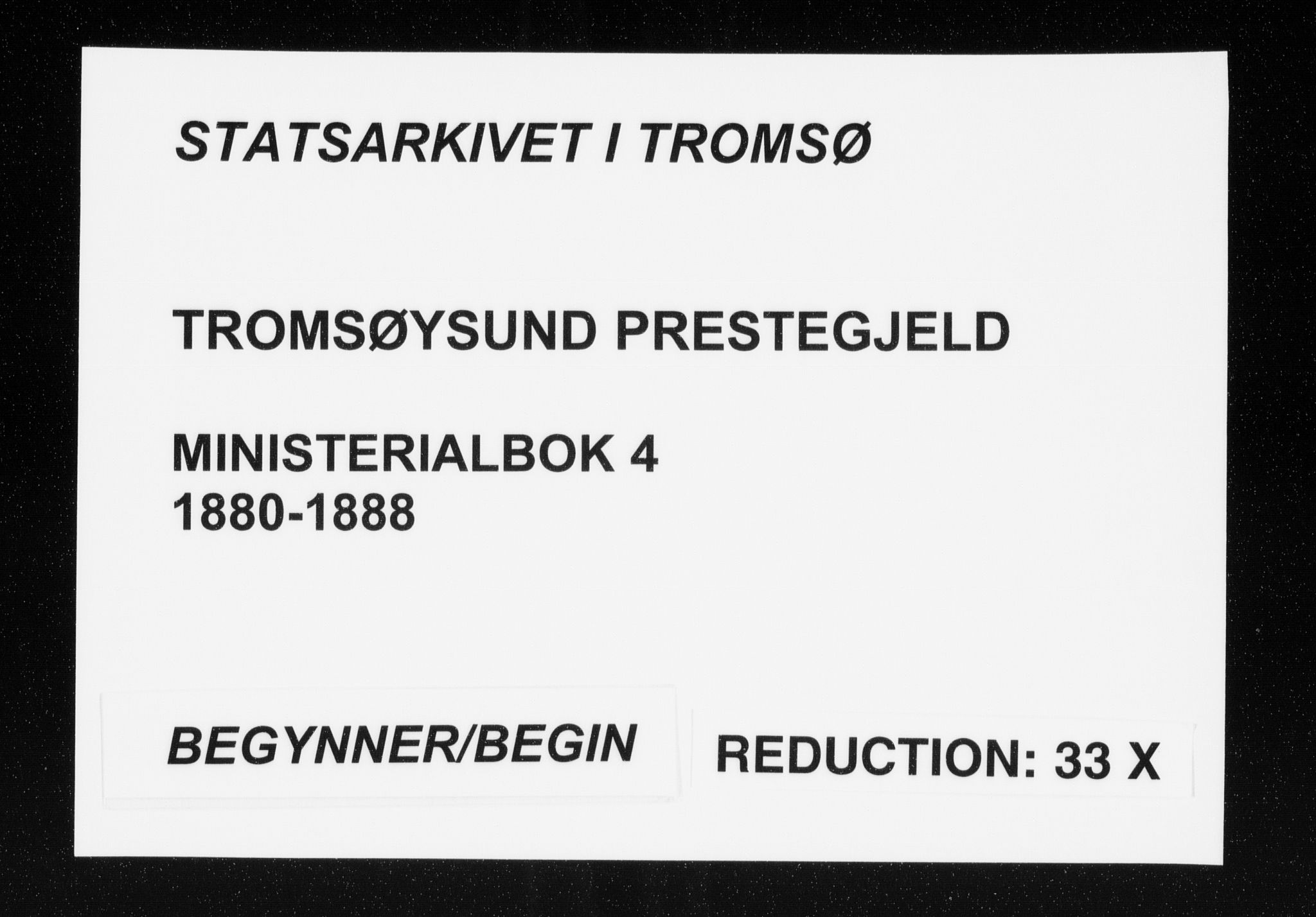 Tromsøysund sokneprestkontor, AV/SATØ-S-1304/G/Ga/L0004kirke: Parish register (official) no. 4, 1880-1888