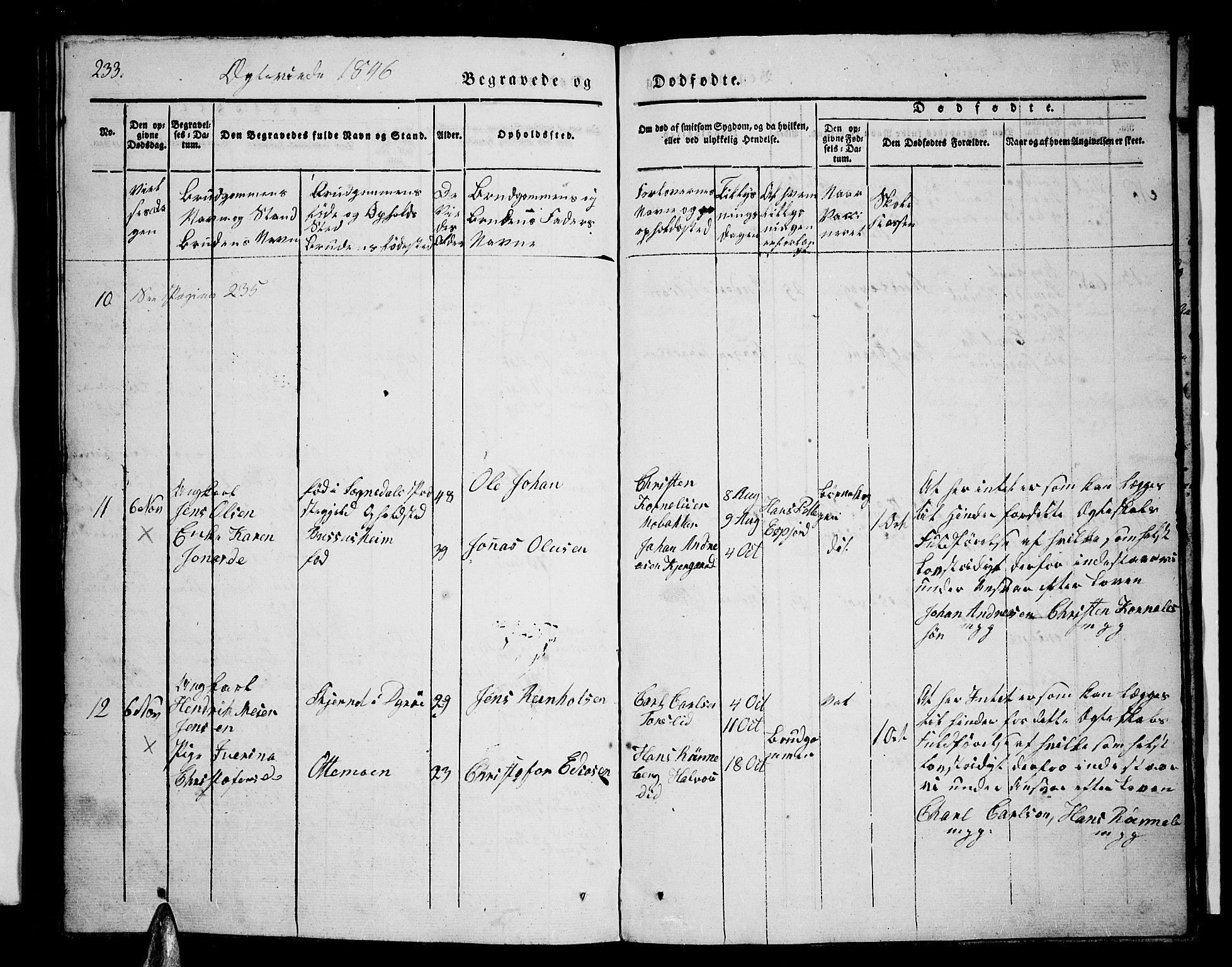 Tranøy sokneprestkontor, AV/SATØ-S-1313/I/Ia/Iab/L0001klokker: Parish register (copy) no. 1, 1835-1853, p. 233