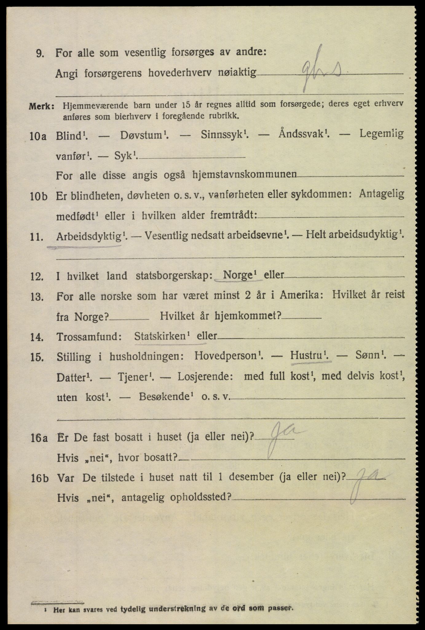 SAH, 1920 census for Sør-Aurdal, 1920, p. 7806