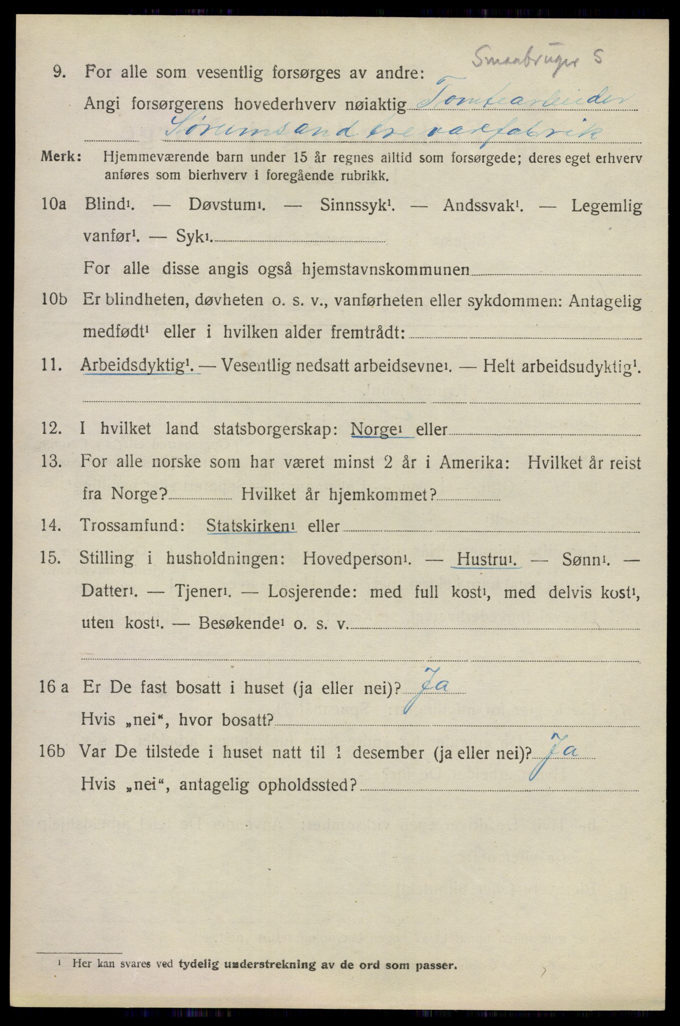 SAO, 1920 census for Blaker, 1920, p. 2822