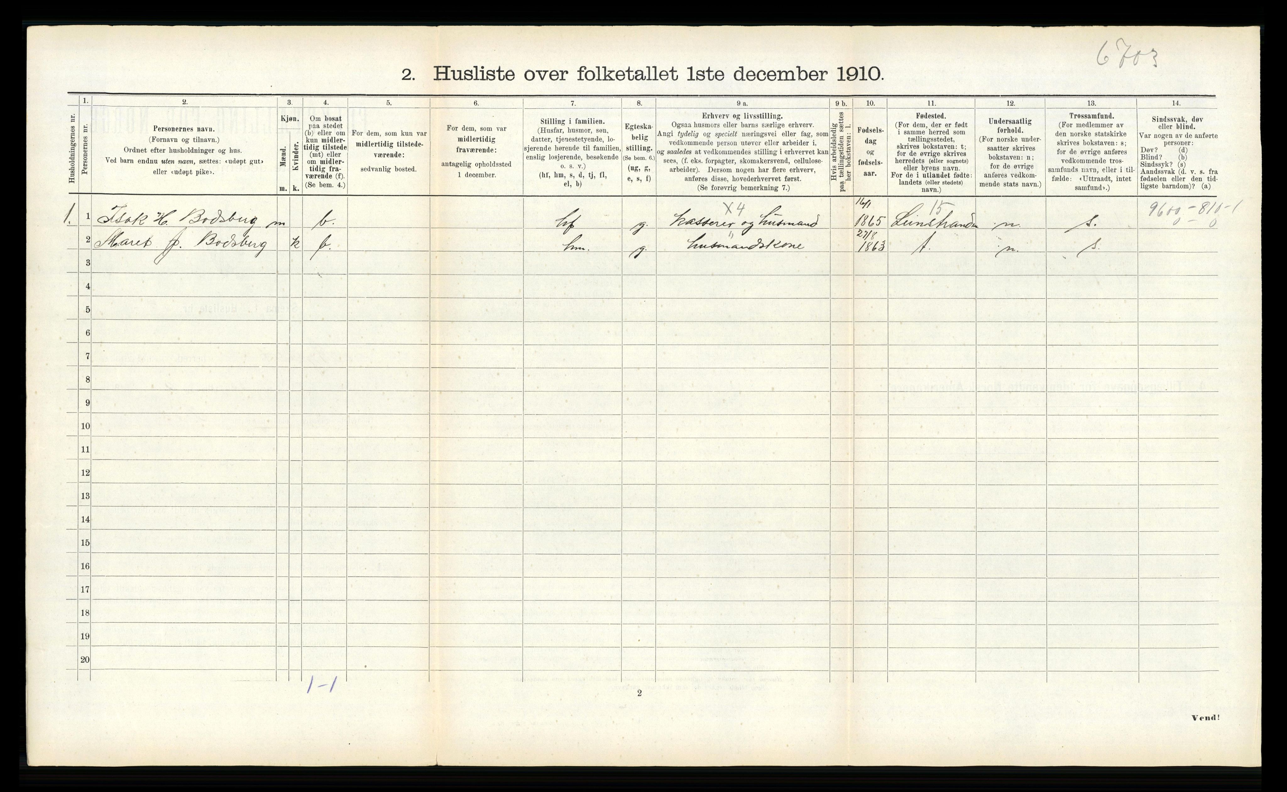 RA, 1910 census for Byneset, 1910, p. 566