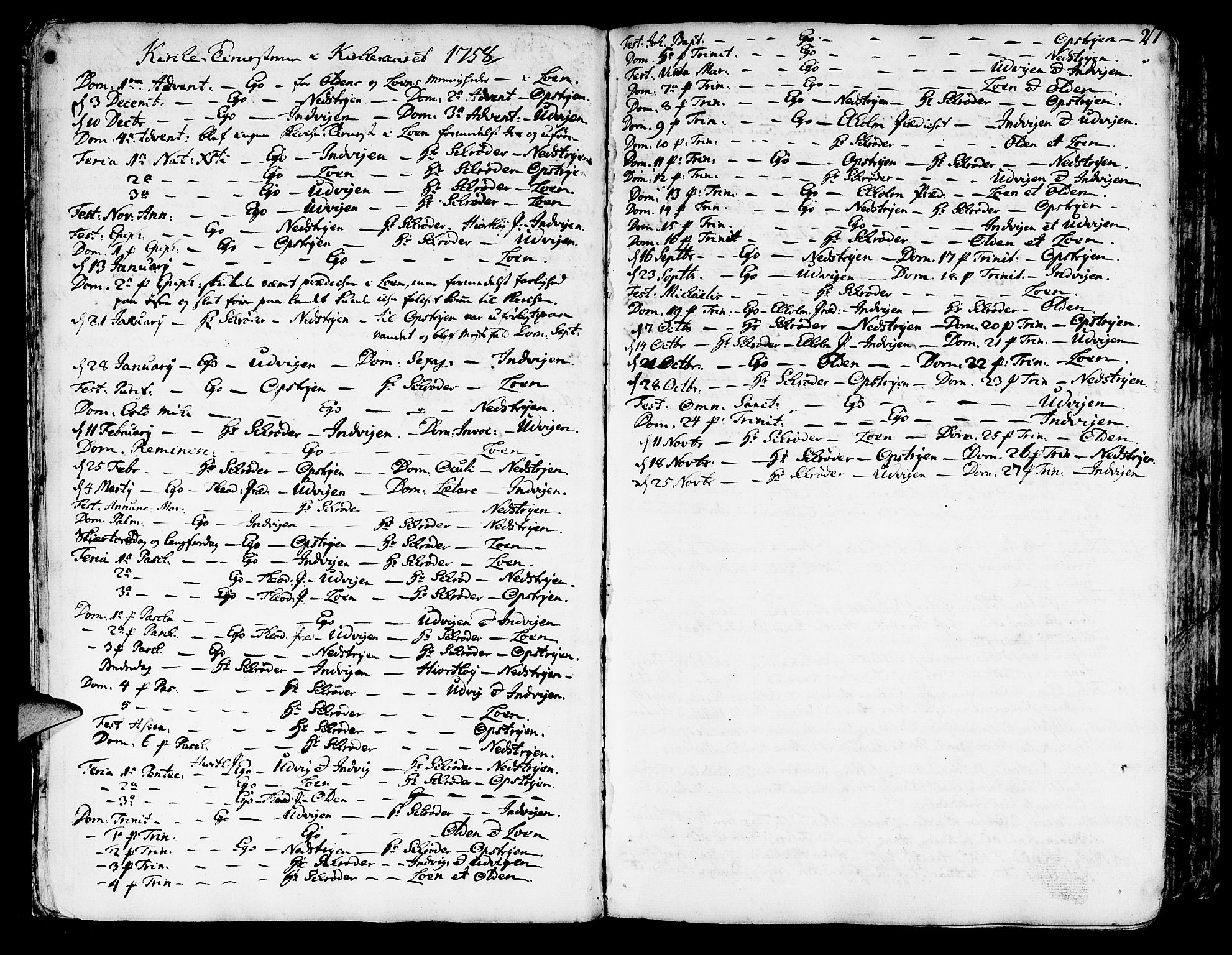 Innvik sokneprestembete, SAB/A-80501: Parish register (official) no. A 1, 1750-1816, p. 27