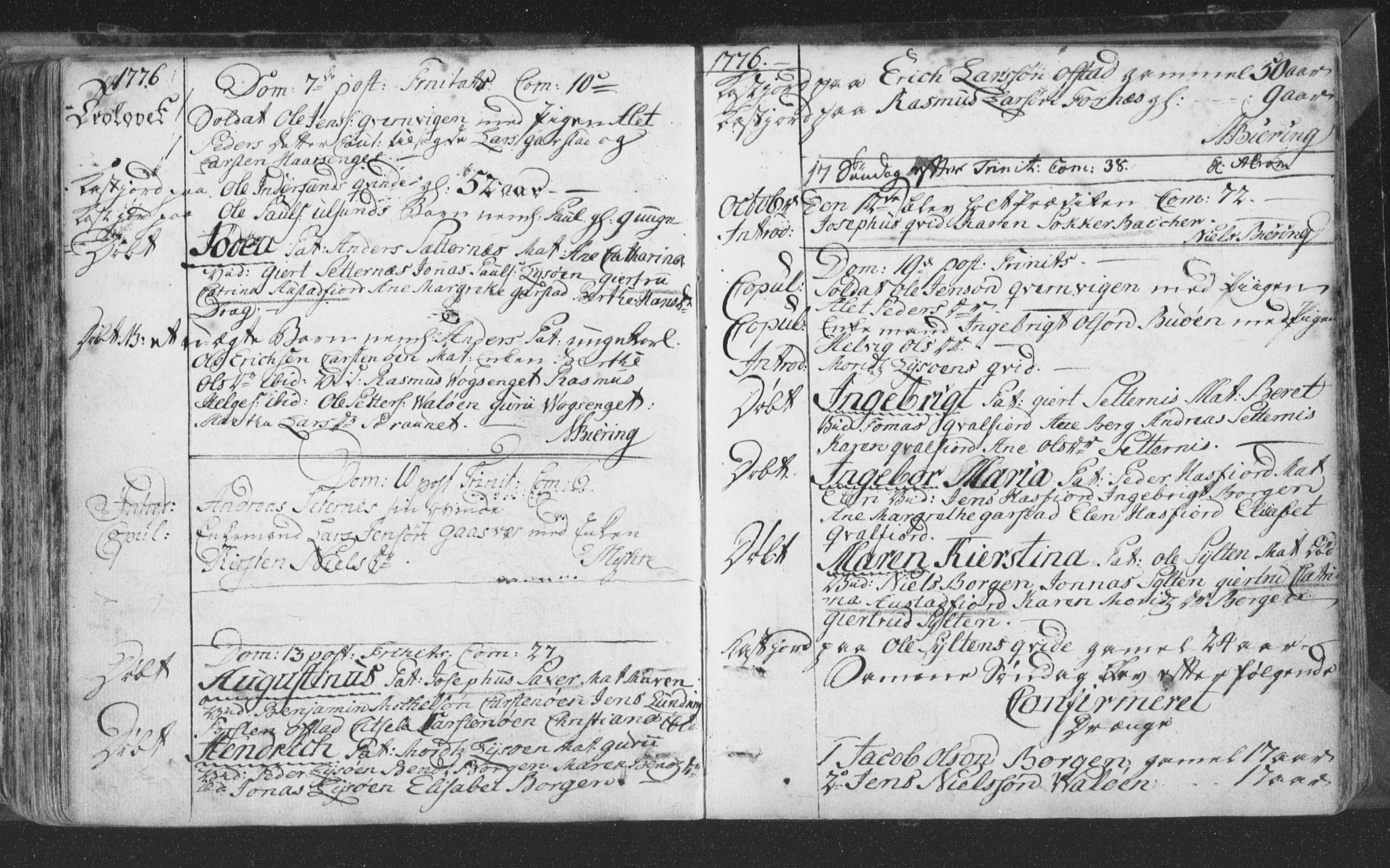 Ministerialprotokoller, klokkerbøker og fødselsregistre - Nord-Trøndelag, SAT/A-1458/786/L0685: Parish register (official) no. 786A01, 1710-1798