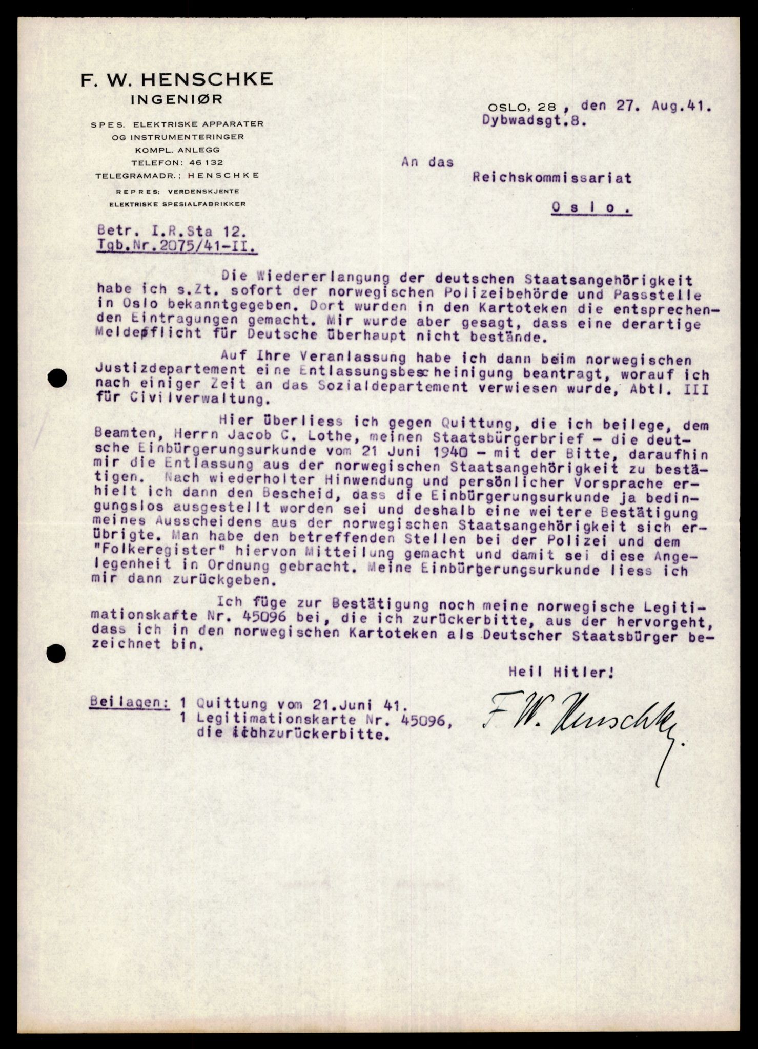 Forsvarets Overkommando. 2 kontor. Arkiv 11.4. Spredte tyske arkivsaker, AV/RA-RAFA-7031/D/Dar/Darb/L0013: Reichskommissariat - Hauptabteilung Vervaltung, 1917-1942, p. 1423