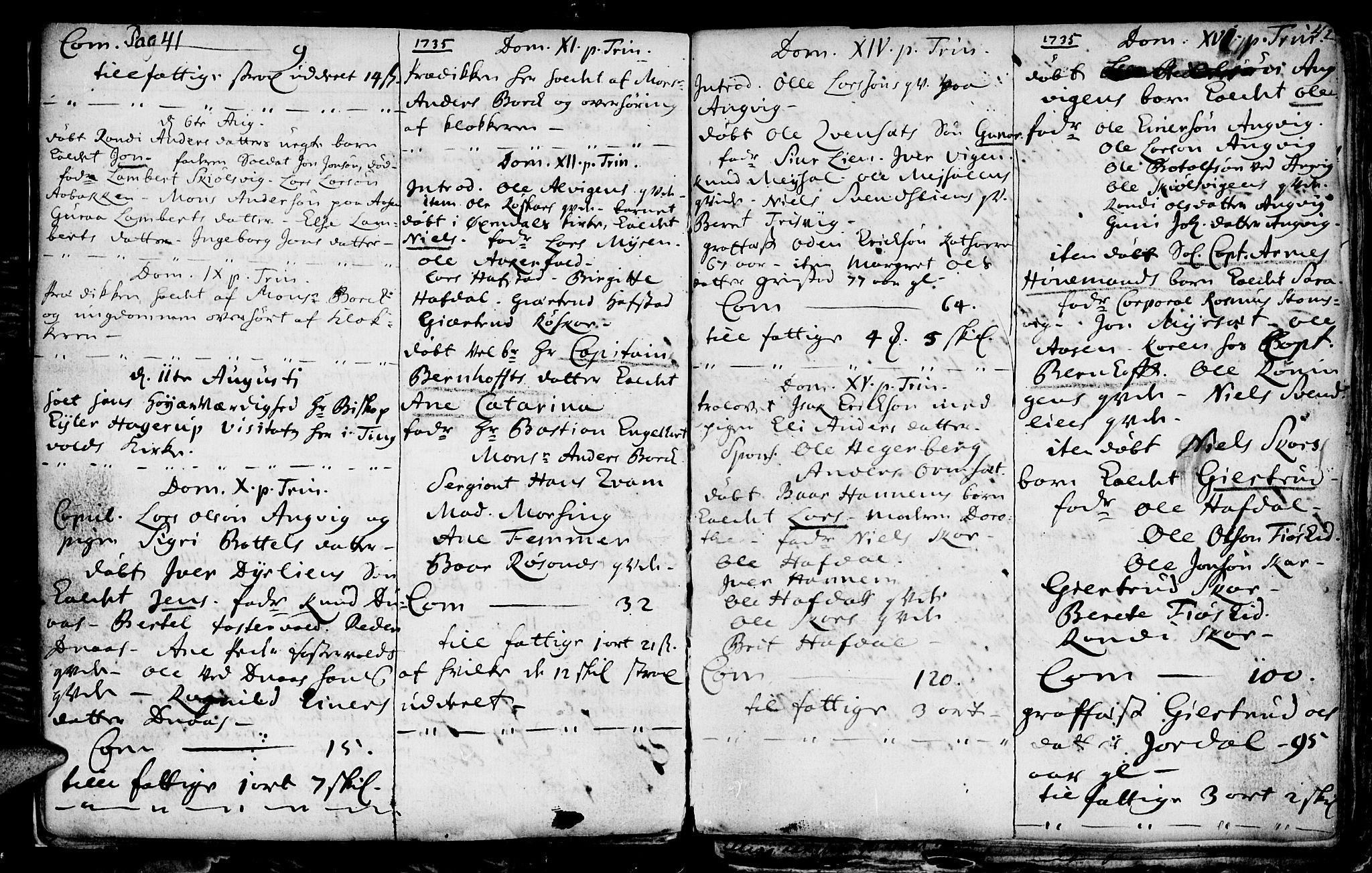 Ministerialprotokoller, klokkerbøker og fødselsregistre - Møre og Romsdal, AV/SAT-A-1454/586/L0978: Parish register (official) no. 586A04, 1732-1751