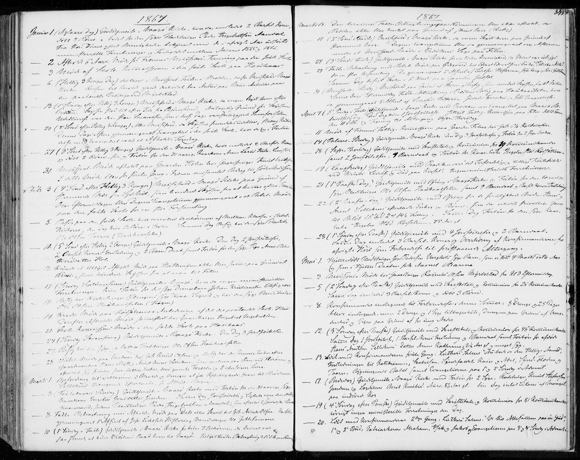 Ministerialprotokoller, klokkerbøker og fødselsregistre - Møre og Romsdal, SAT/A-1454/565/L0748: Parish register (official) no. 565A02, 1845-1872, p. 343