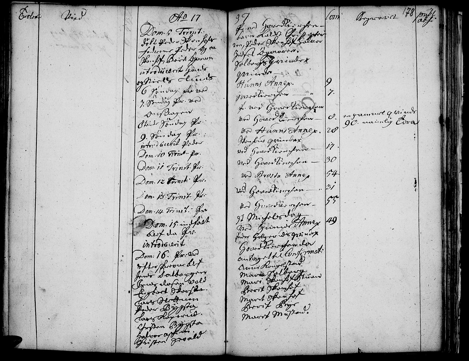 Vardal prestekontor, AV/SAH-PREST-100/H/Ha/Haa/L0001: Parish register (official) no. 1, 1706-1748, p. 178