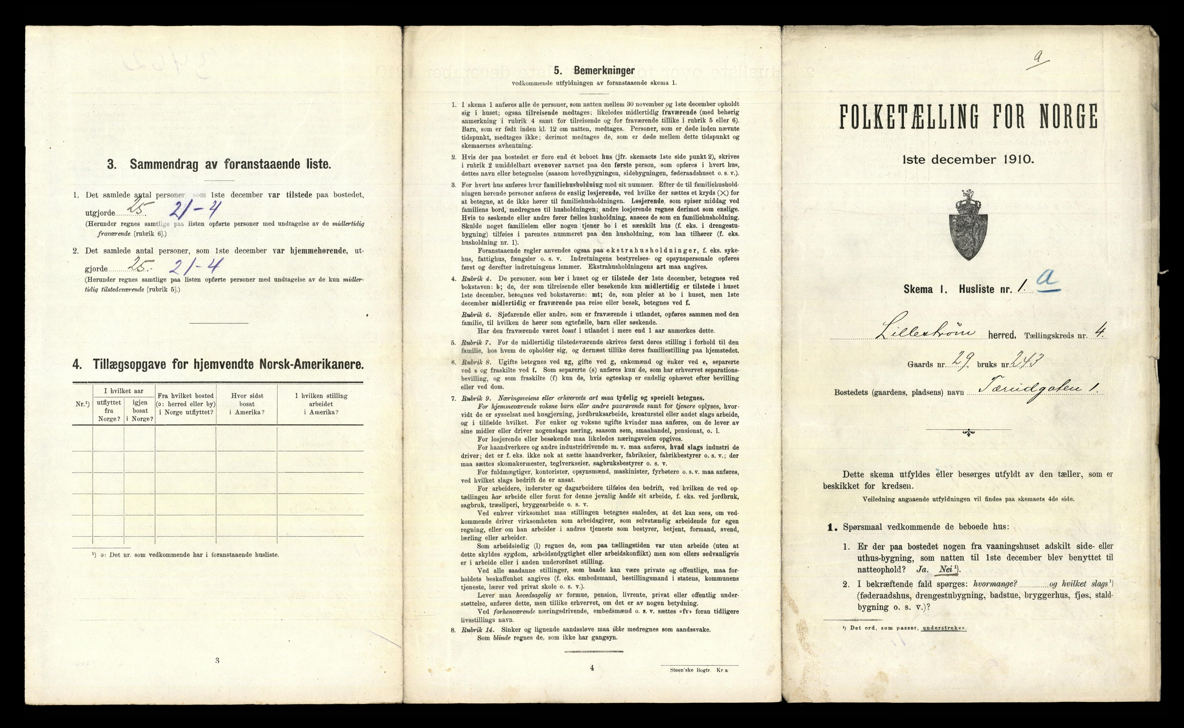 RA, 1910 census for Lillestrøm, 1910, p. 801