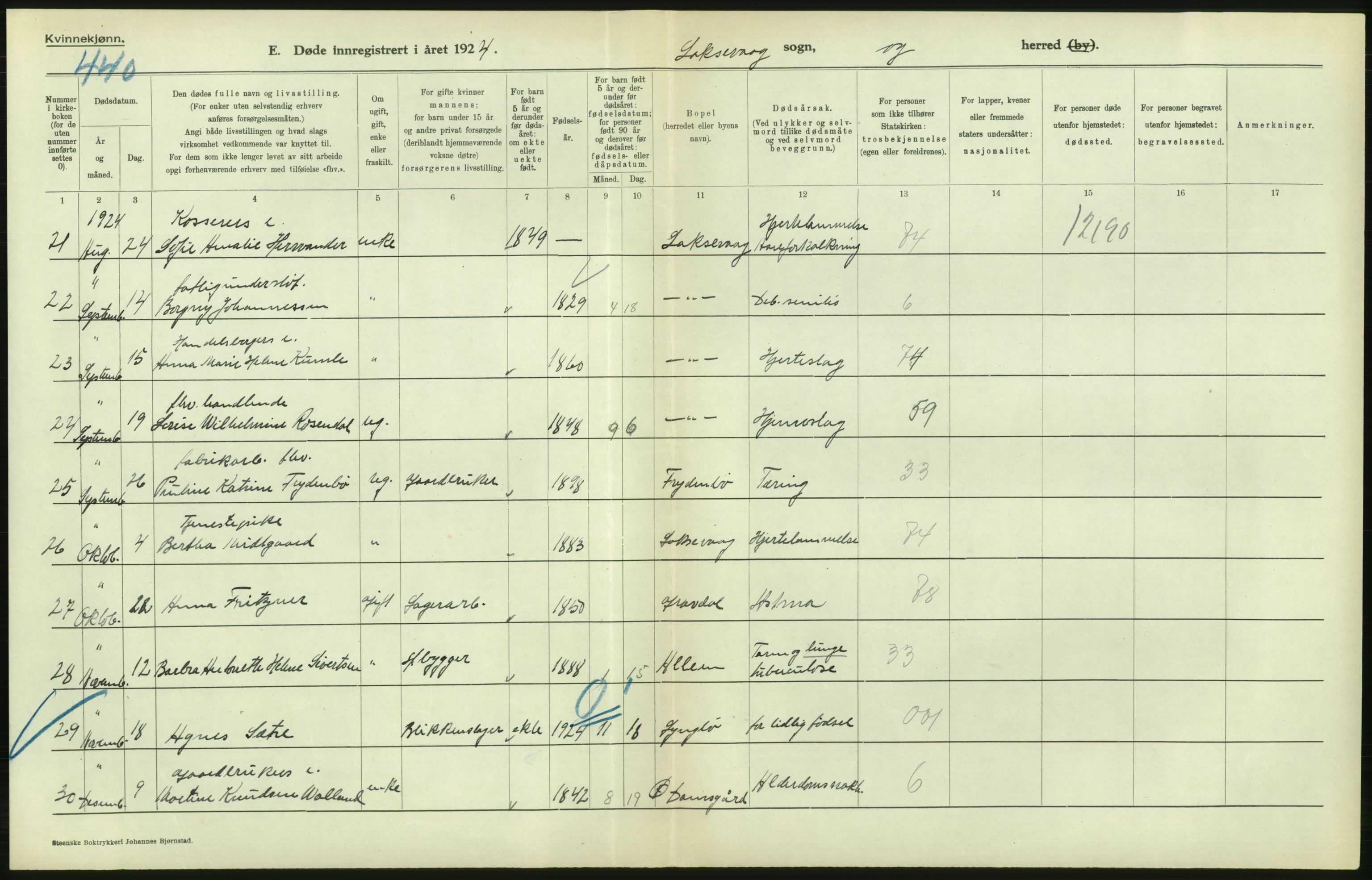 Statistisk sentralbyrå, Sosiodemografiske emner, Befolkning, RA/S-2228/D/Df/Dfc/Dfcd/L0026: Hordaland fylke: Gifte, døde, dødfødte. Bygder., 1924, p. 656