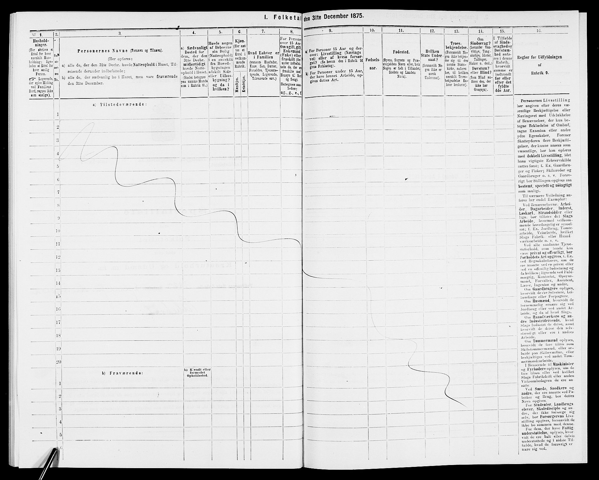 SAK, 1875 census for 0926L Vestre Moland/Vestre Moland, 1875, p. 647
