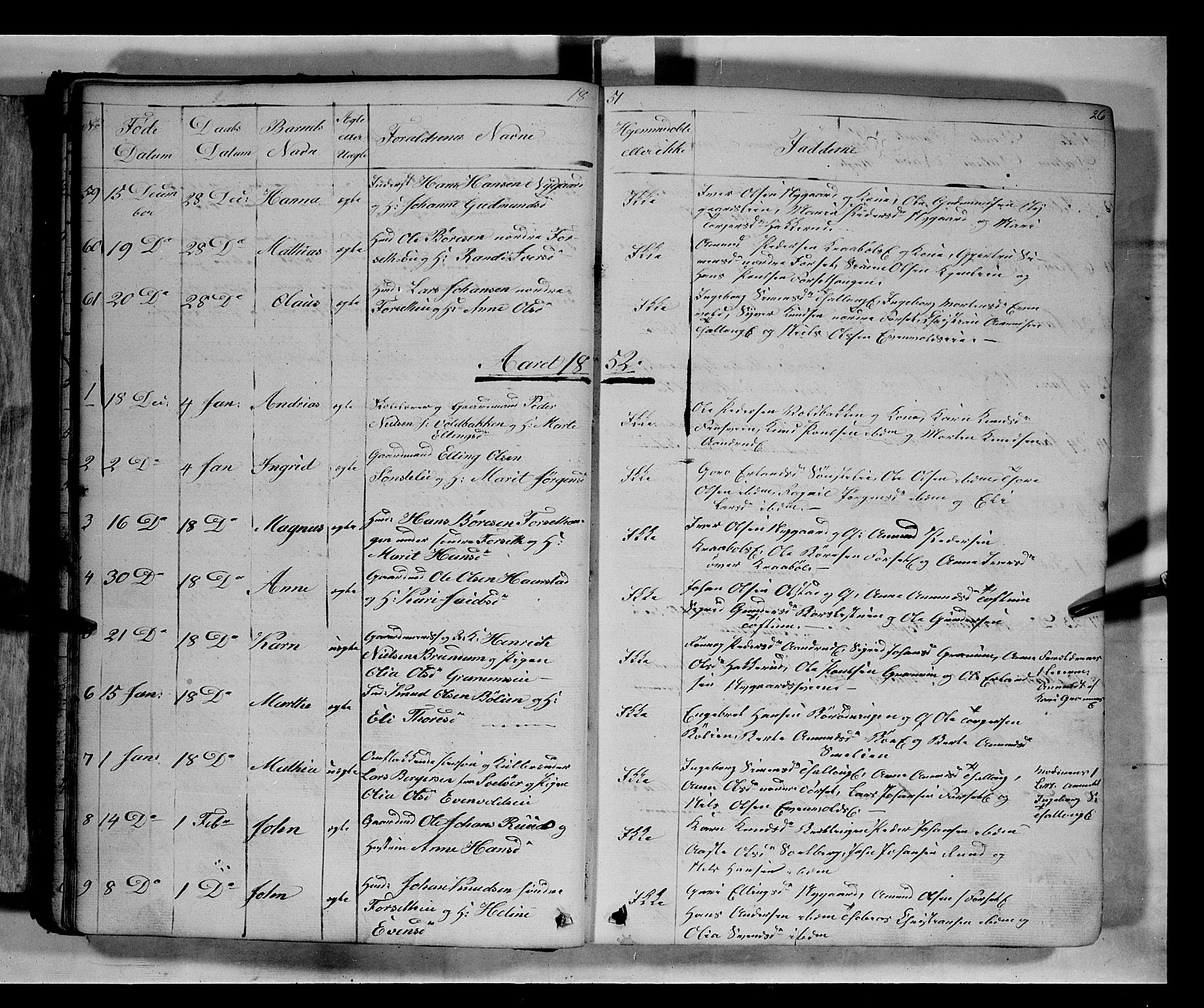 Gausdal prestekontor, AV/SAH-PREST-090/H/Ha/Hab/L0005: Parish register (copy) no. 5, 1846-1867, p. 26