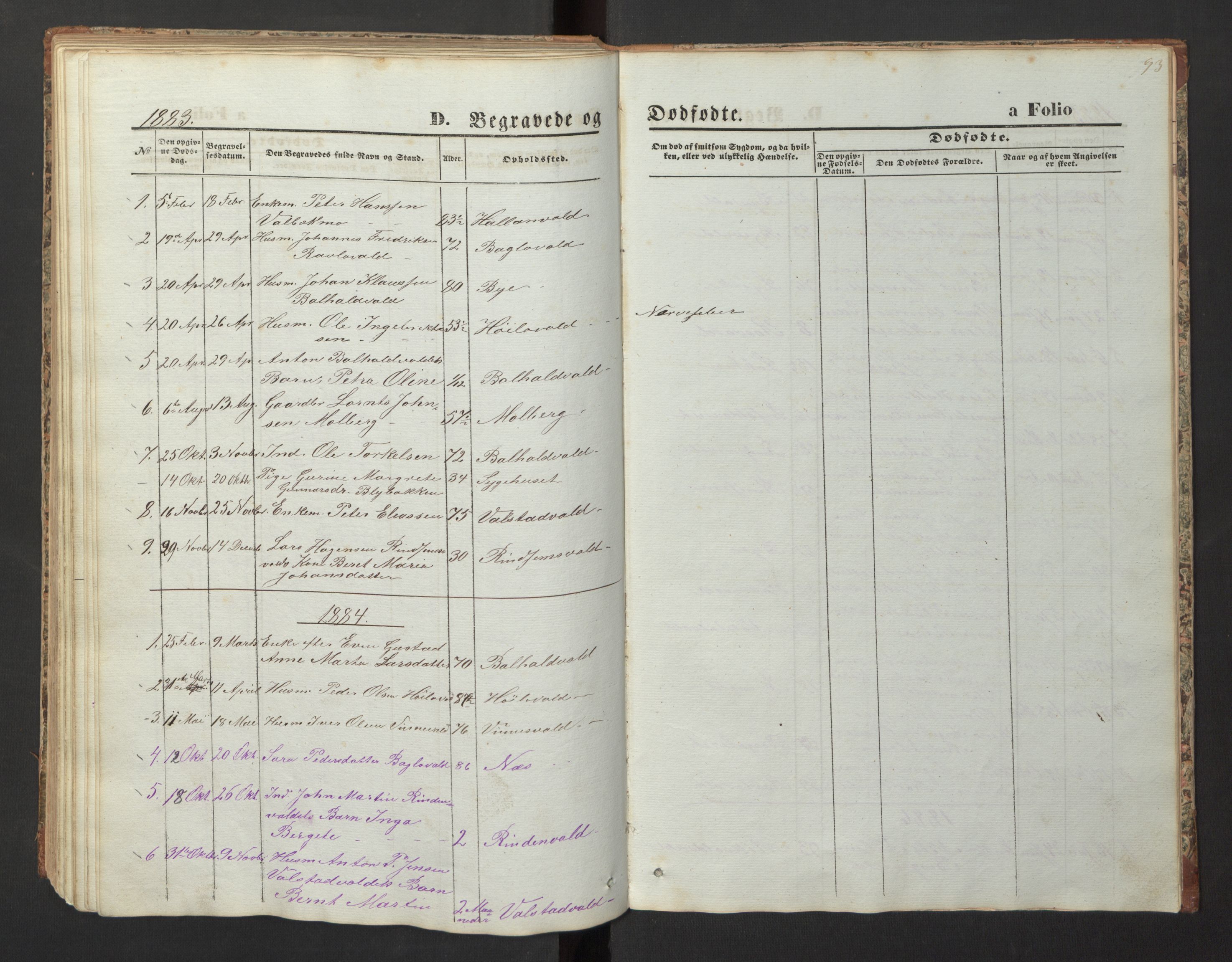 Ministerialprotokoller, klokkerbøker og fødselsregistre - Nord-Trøndelag, SAT/A-1458/726/L0271: Parish register (copy) no. 726C02, 1869-1897, p. 93