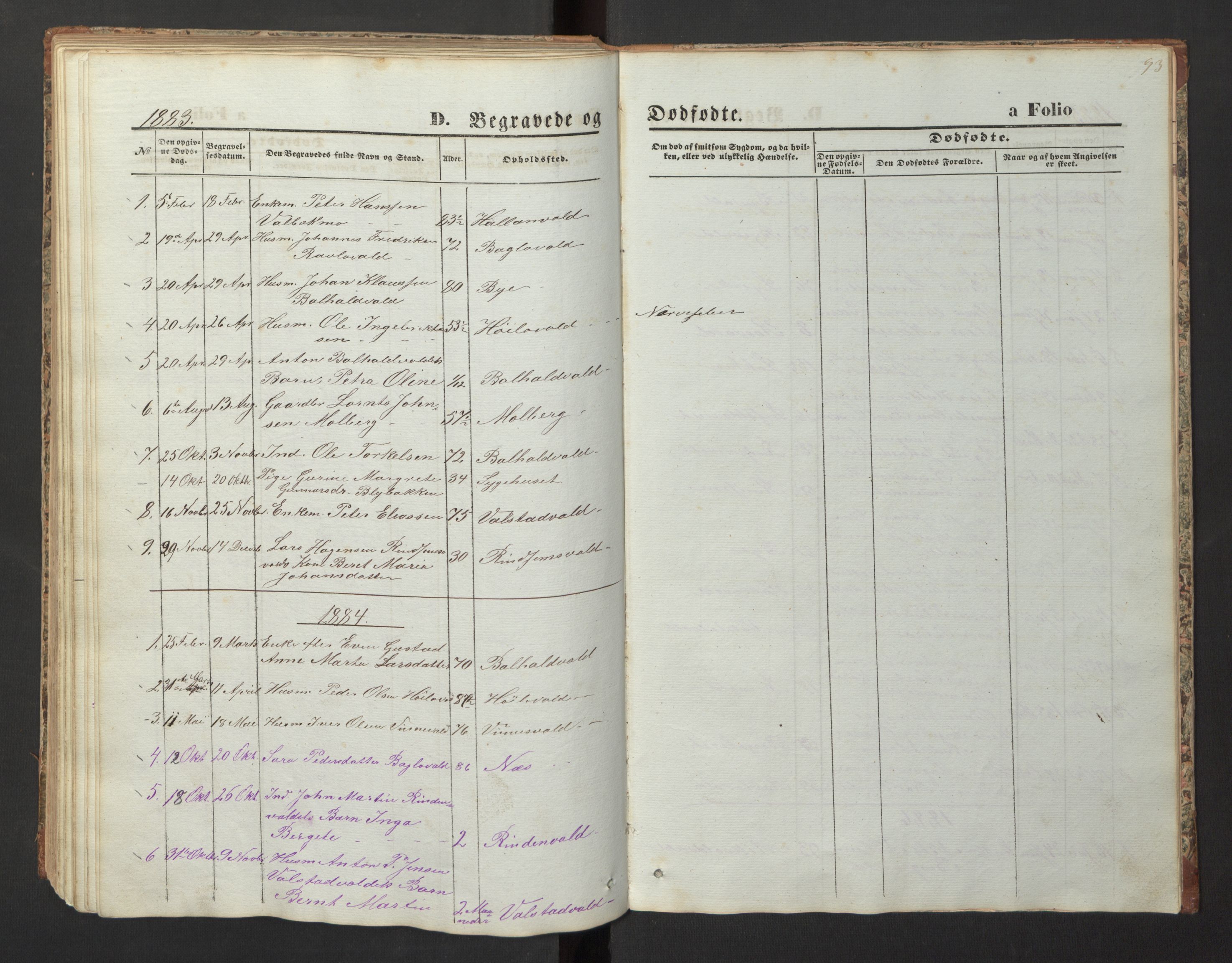 Ministerialprotokoller, klokkerbøker og fødselsregistre - Nord-Trøndelag, AV/SAT-A-1458/726/L0271: Parish register (copy) no. 726C02, 1869-1897, p. 93