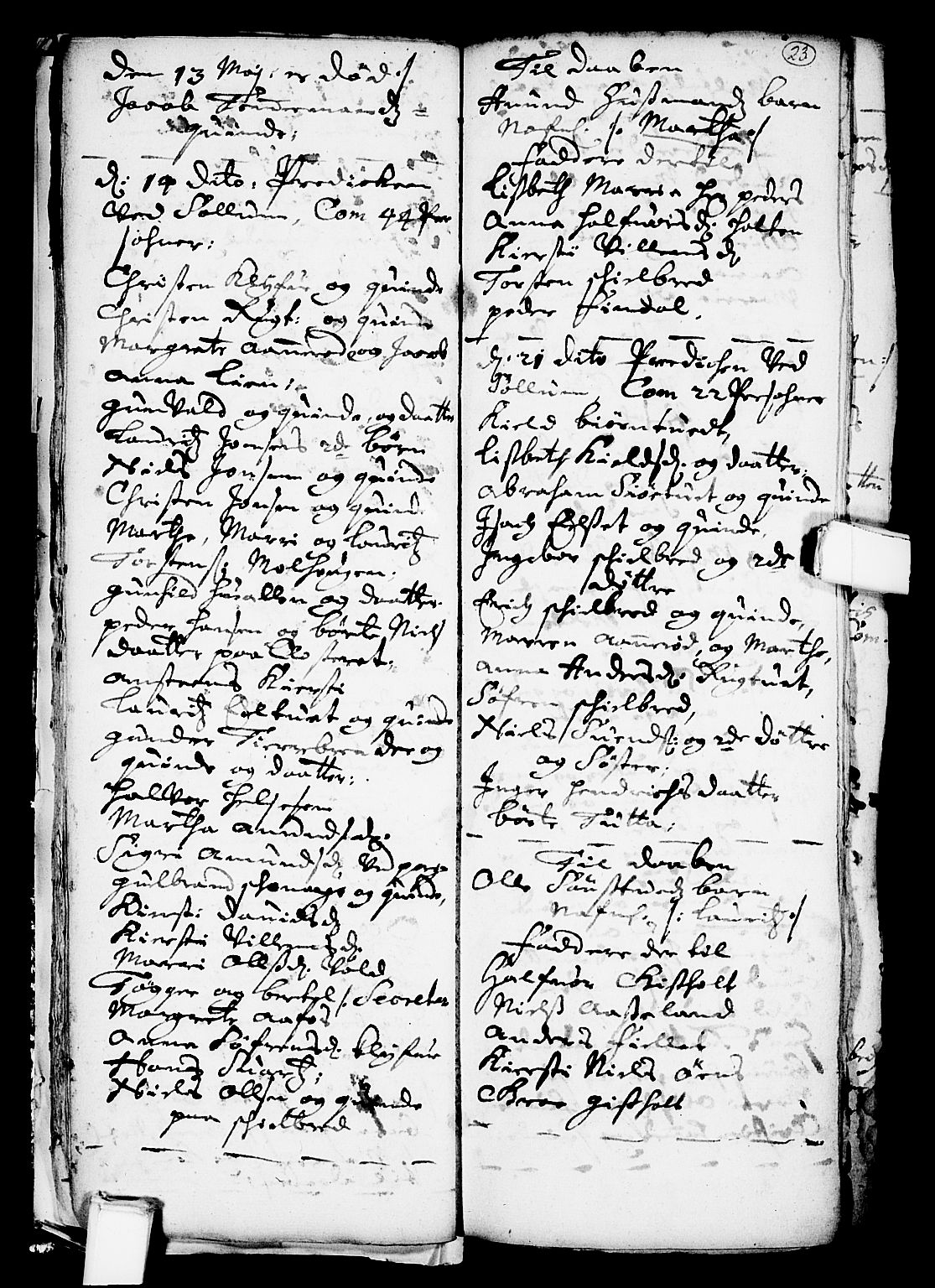 Solum kirkebøker, SAKO/A-306/F/Fa/L0001: Parish register (official) no. I 1, 1701-1716, p. 23