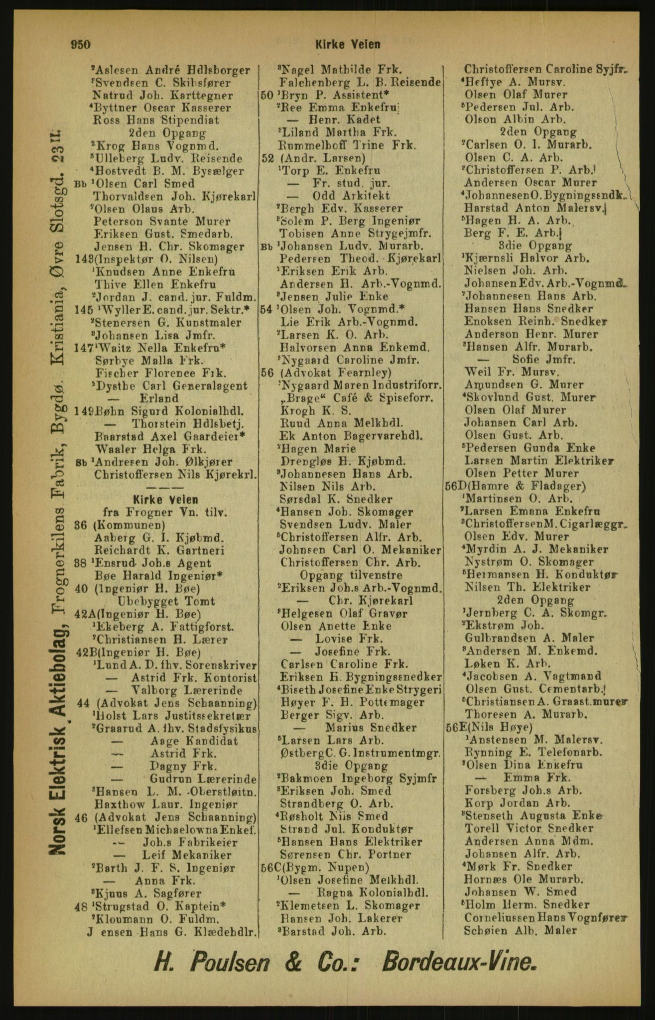 Kristiania/Oslo adressebok, PUBL/-, 1900, p. 950