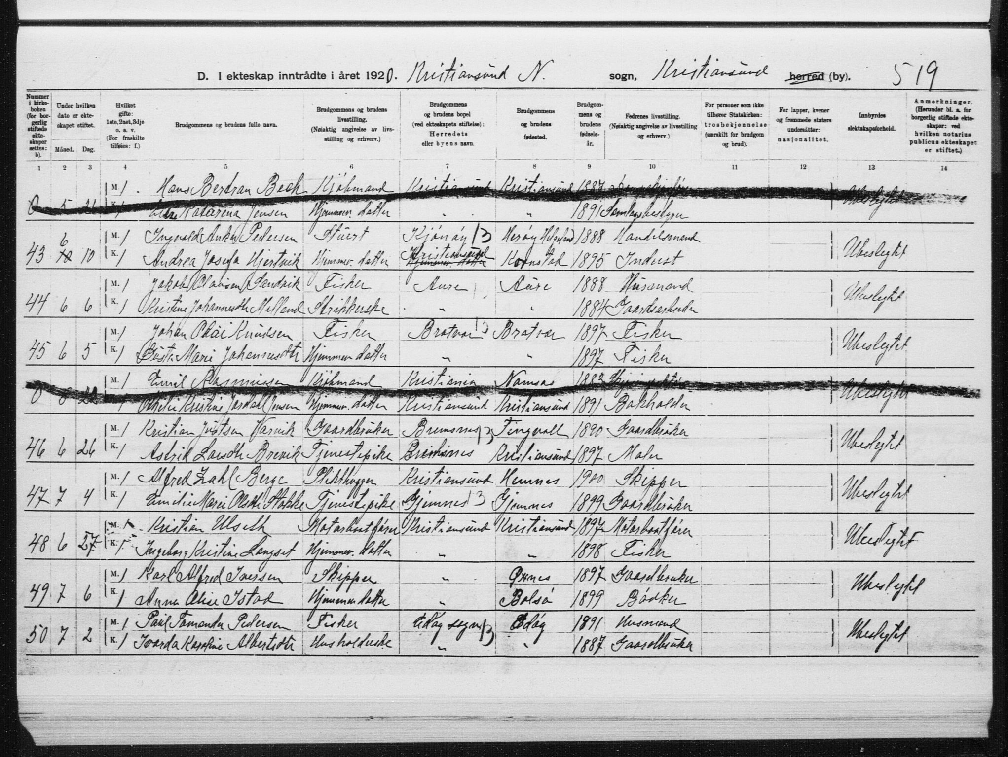 Ministerialprotokoller, klokkerbøker og fødselsregistre - Møre og Romsdal, AV/SAT-A-1454/572/L0862: Parish register (official) no. 572D06, 1917-1935