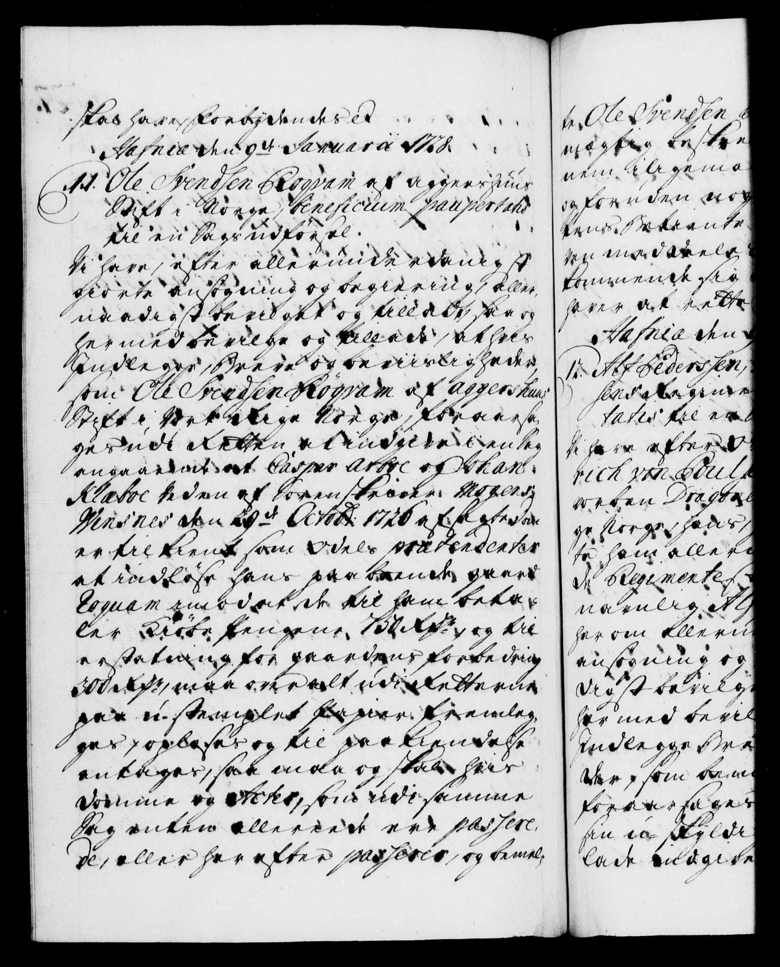 Danske Kanselli 1572-1799, AV/RA-EA-3023/F/Fc/Fca/Fcaa/L0025: Norske registre, 1726-1728, p. 527b