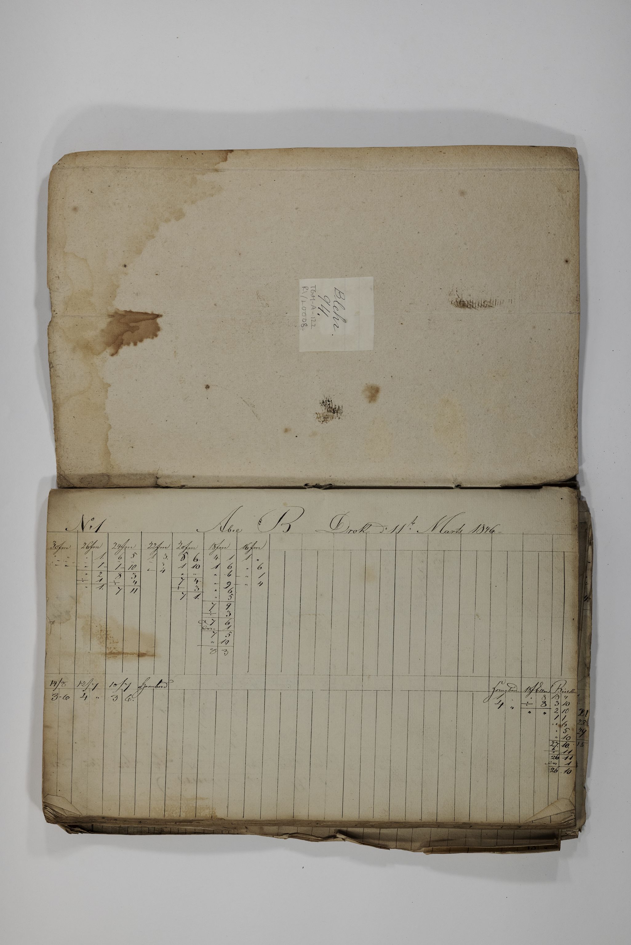 Blehr/ Kjellestad, TEMU/TGM-A-1212/R/Rl/L0008: Ladnings Liste, 1846-1848, p. 2