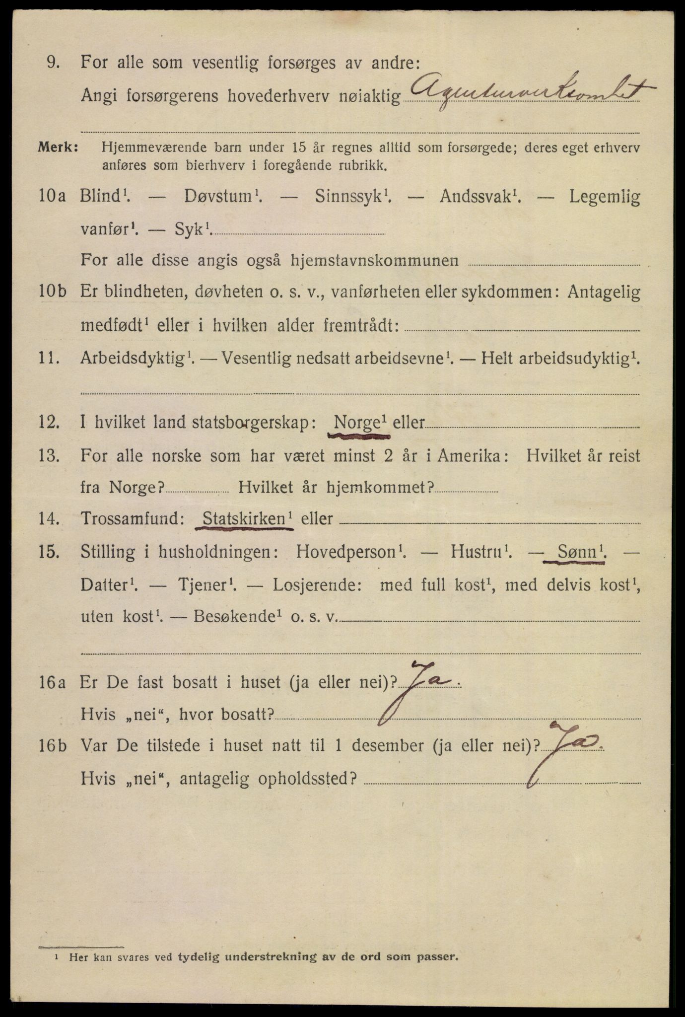 SAKO, 1920 census for Kongsberg, 1920, p. 15775