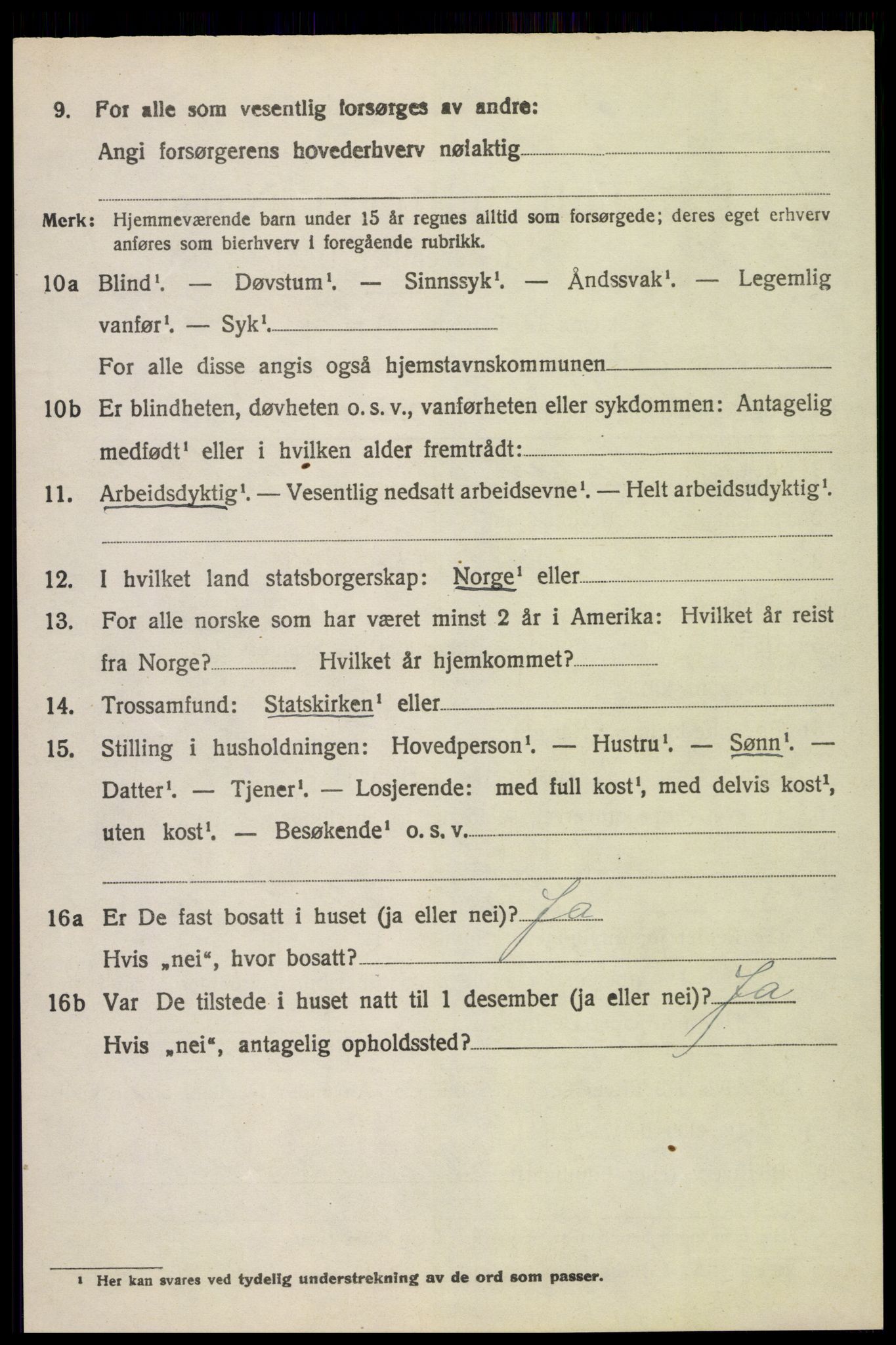 SAH, 1920 census for Øyer, 1920, p. 4462