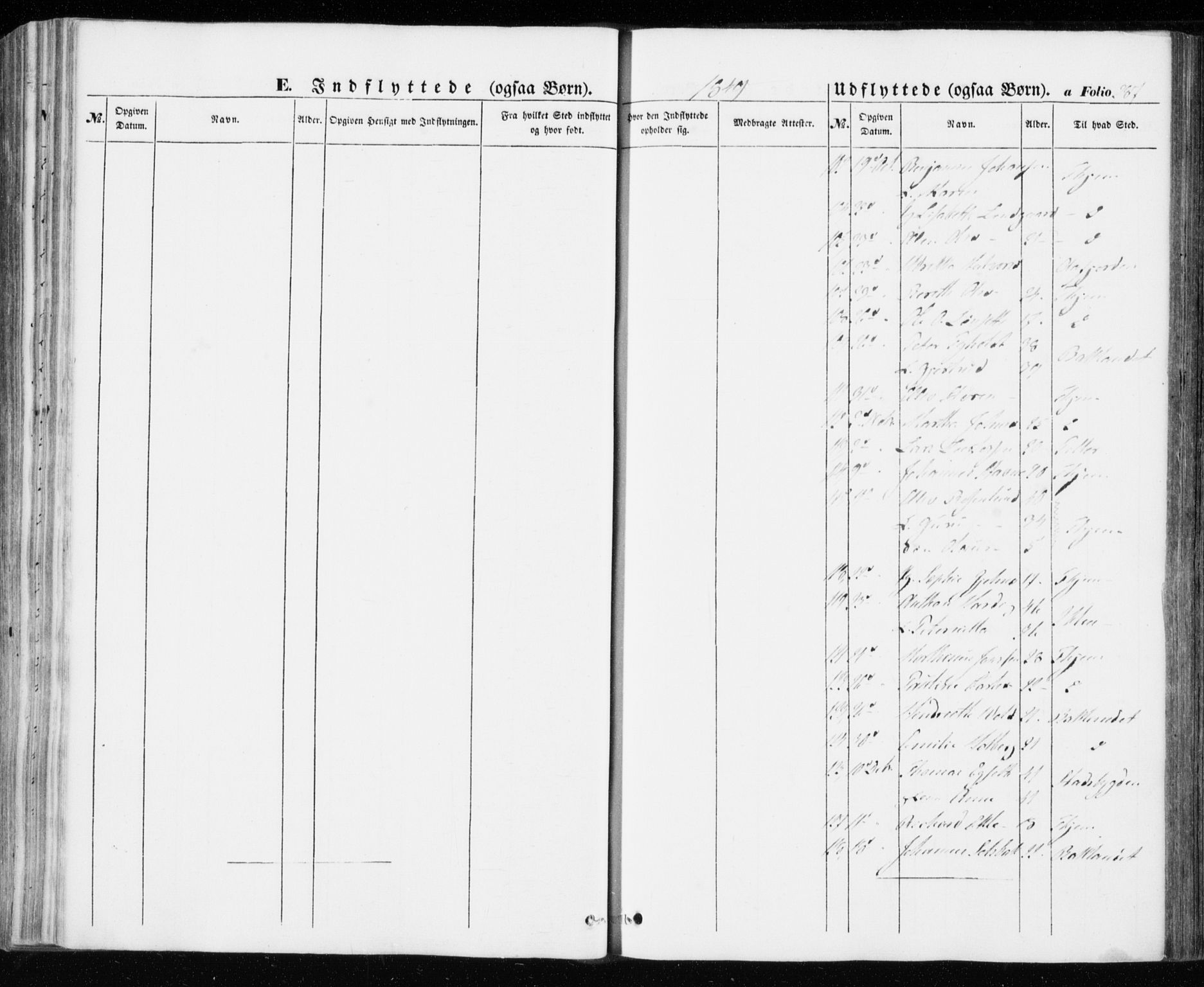 Ministerialprotokoller, klokkerbøker og fødselsregistre - Sør-Trøndelag, SAT/A-1456/606/L0291: Parish register (official) no. 606A06, 1848-1856, p. 287