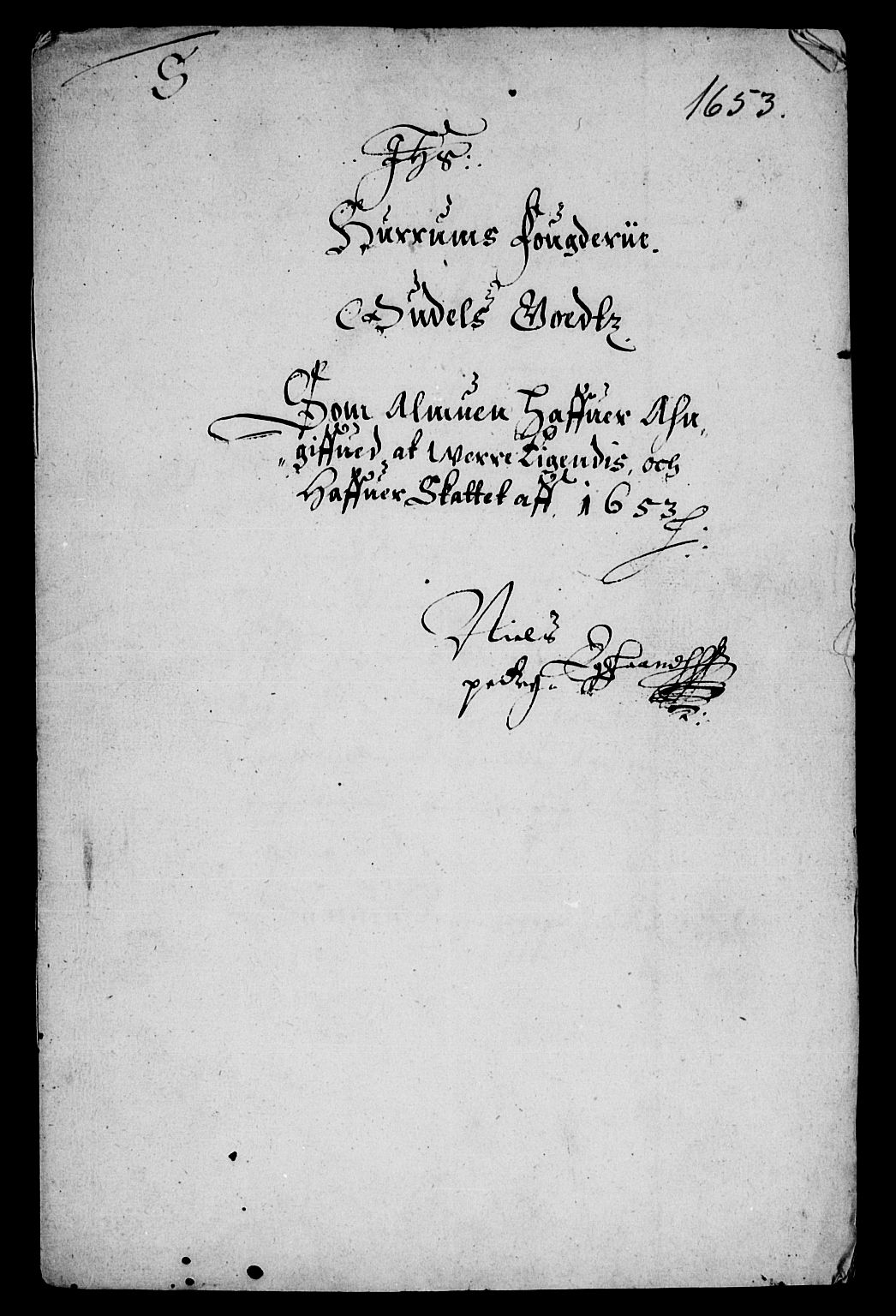 Rentekammeret inntil 1814, Reviderte regnskaper, Lensregnskaper, AV/RA-EA-5023/R/Rb/Rba/L0217: Akershus len, 1653-1654