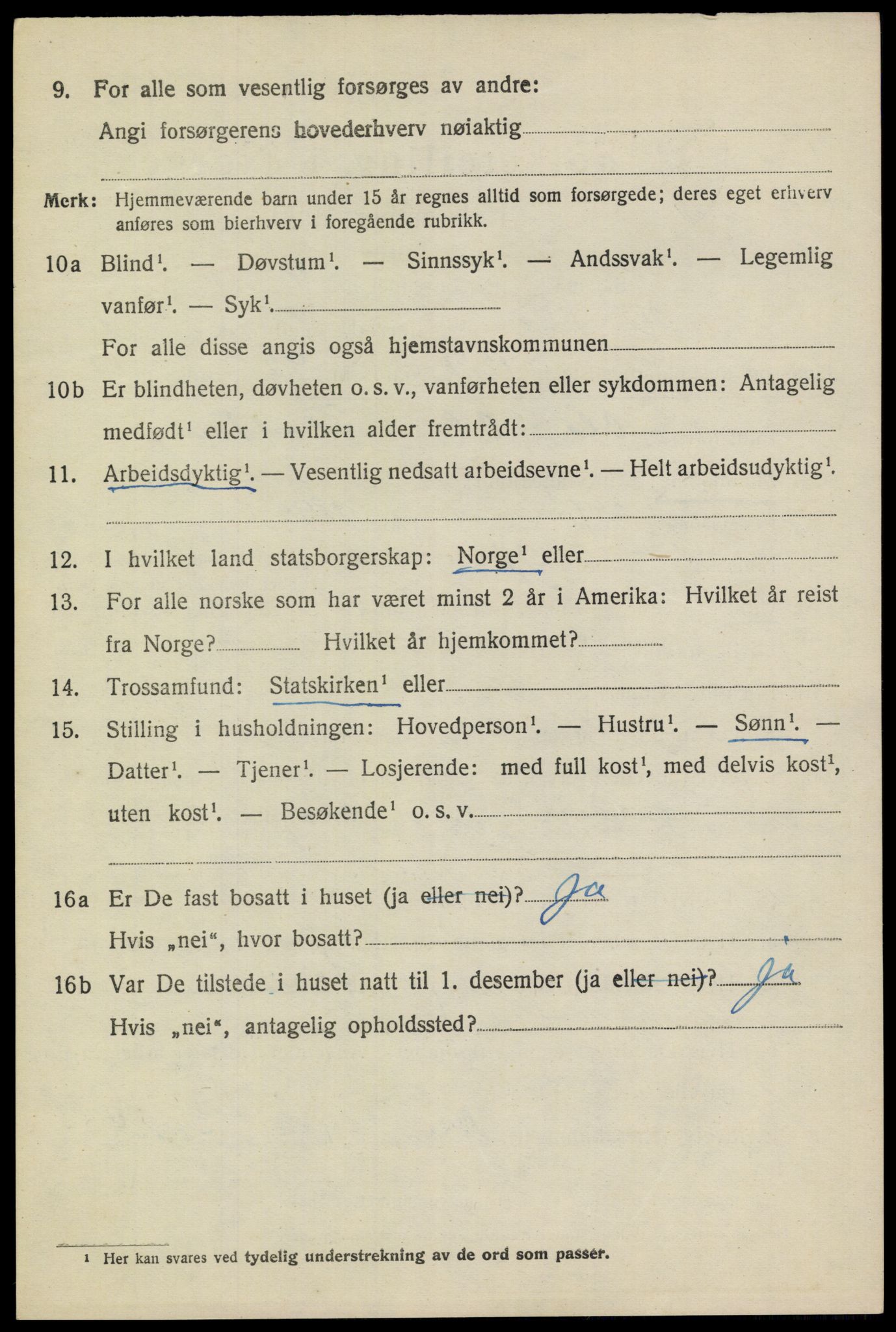 SAKO, 1920 census for Heddal, 1920, p. 7157