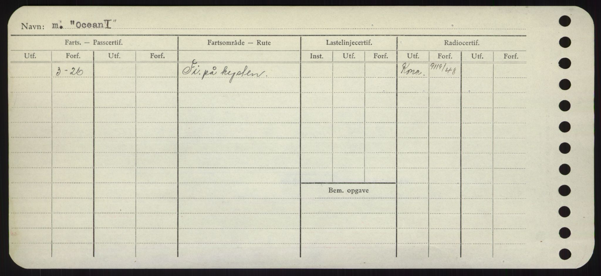 Sjøfartsdirektoratet med forløpere, Skipsmålingen, RA/S-1627/H/Hd/L0028: Fartøy, O, p. 56