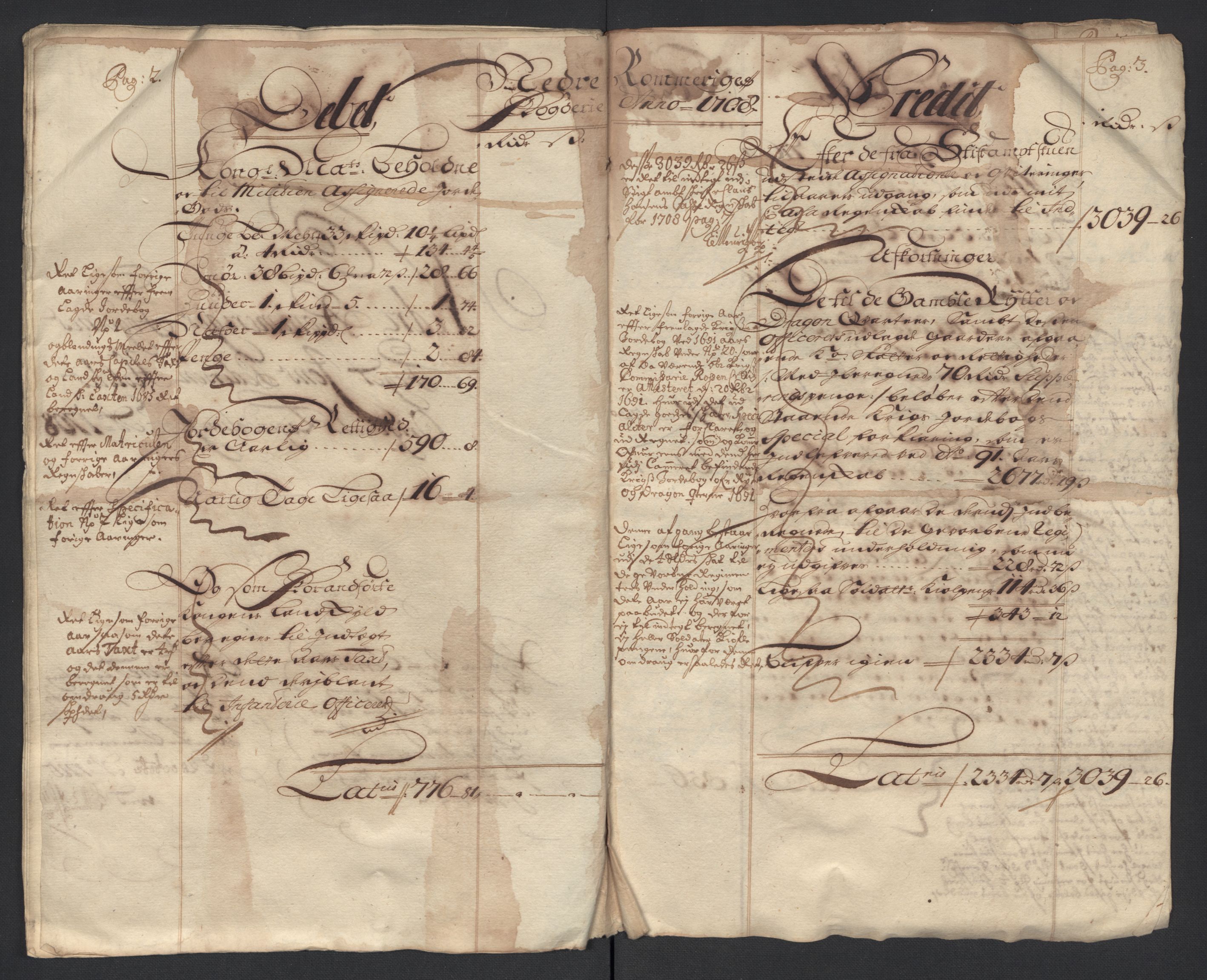 Rentekammeret inntil 1814, Reviderte regnskaper, Fogderegnskap, RA/EA-4092/R11/L0591: Fogderegnskap Nedre Romerike, 1708-1709, p. 14