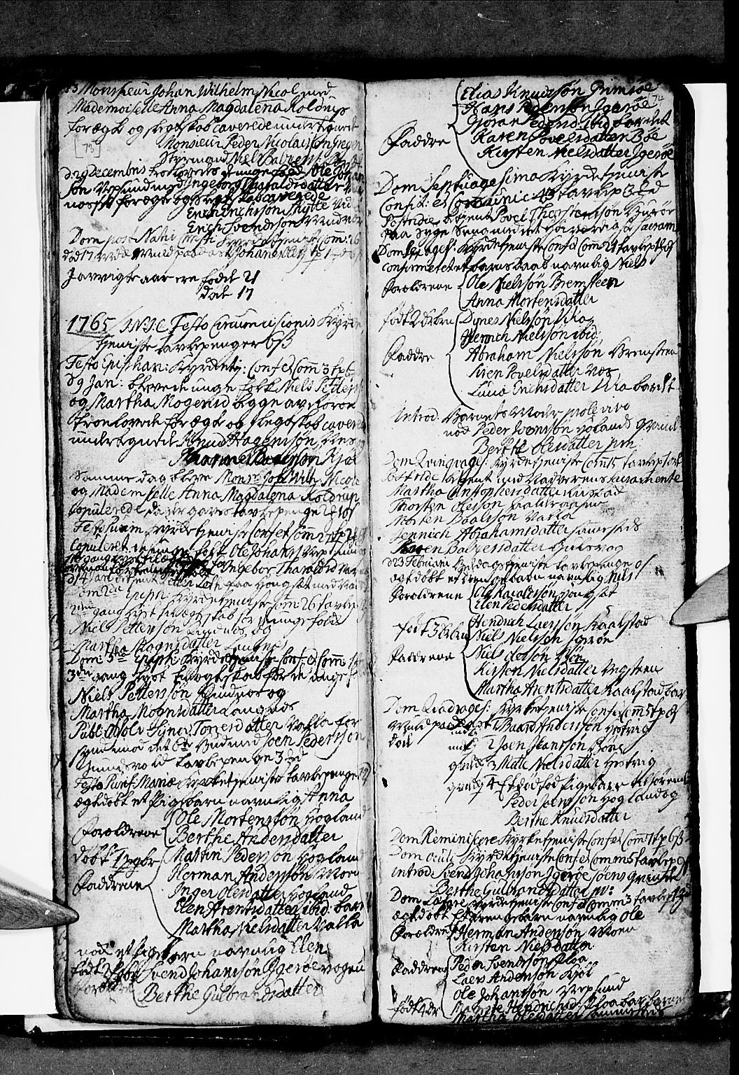 Ministerialprotokoller, klokkerbøker og fødselsregistre - Nordland, SAT/A-1459/816/L0237: Parish register (official) no. 816A03, 1757-1776, p. 73-74