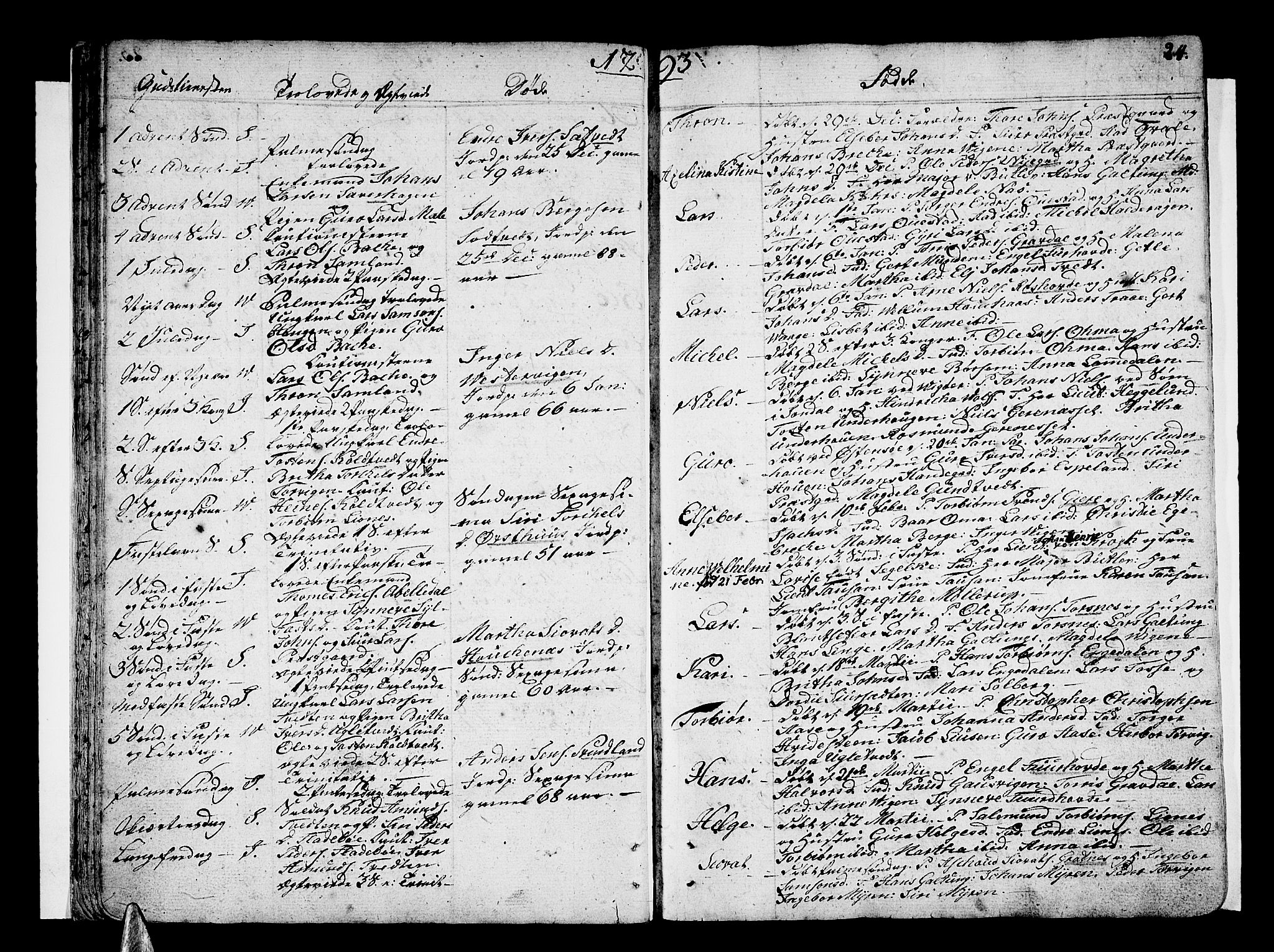 Strandebarm sokneprestembete, SAB/A-78401/H/Haa: Parish register (official) no. A 4, 1788-1817, p. 24