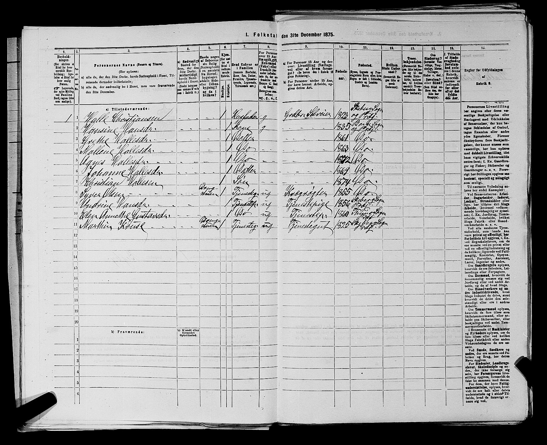 RA, 1875 census for 0113P Borge, 1875, p. 48