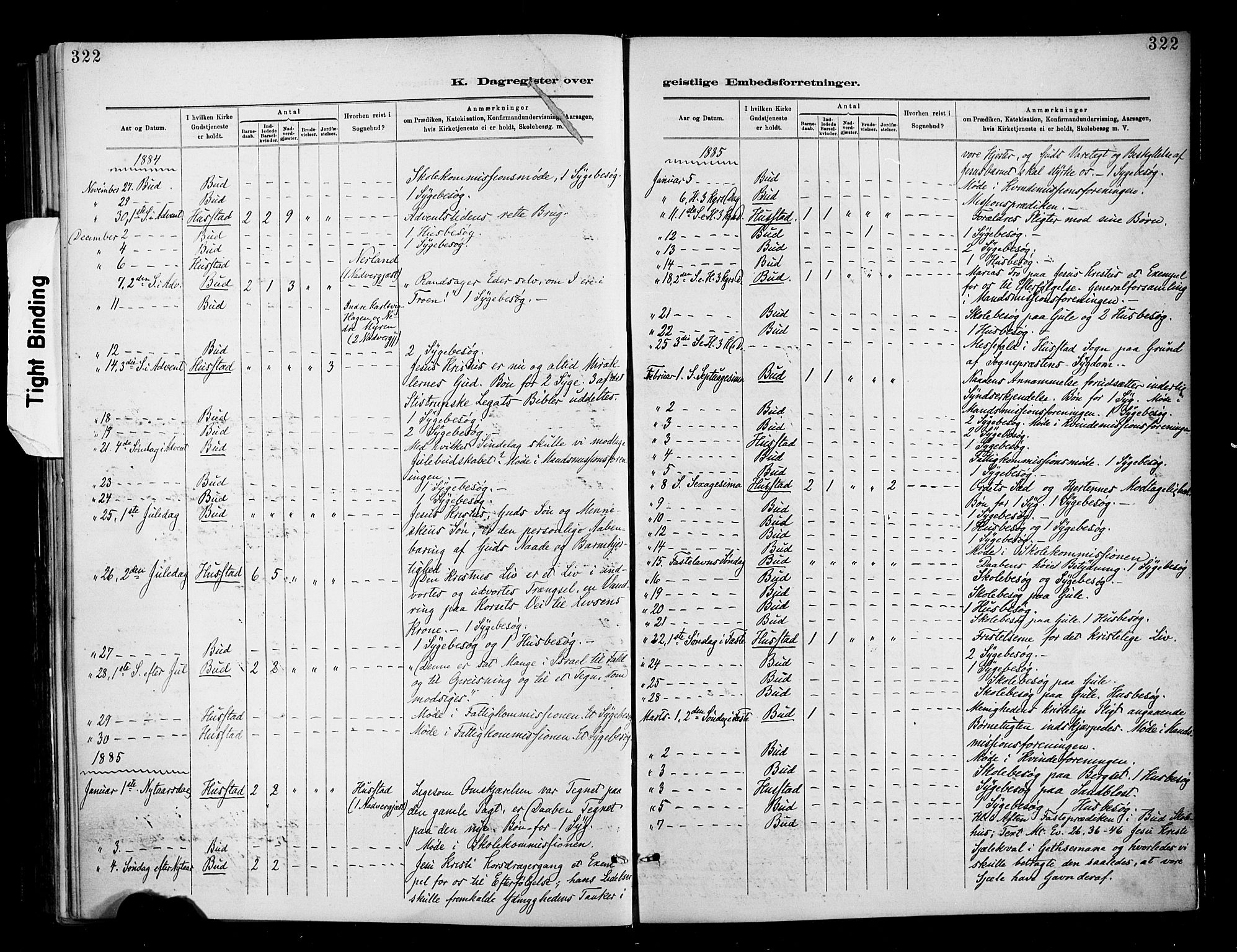 Ministerialprotokoller, klokkerbøker og fødselsregistre - Møre og Romsdal, AV/SAT-A-1454/566/L0769: Parish register (official) no. 566A08, 1881-1903, p. 322