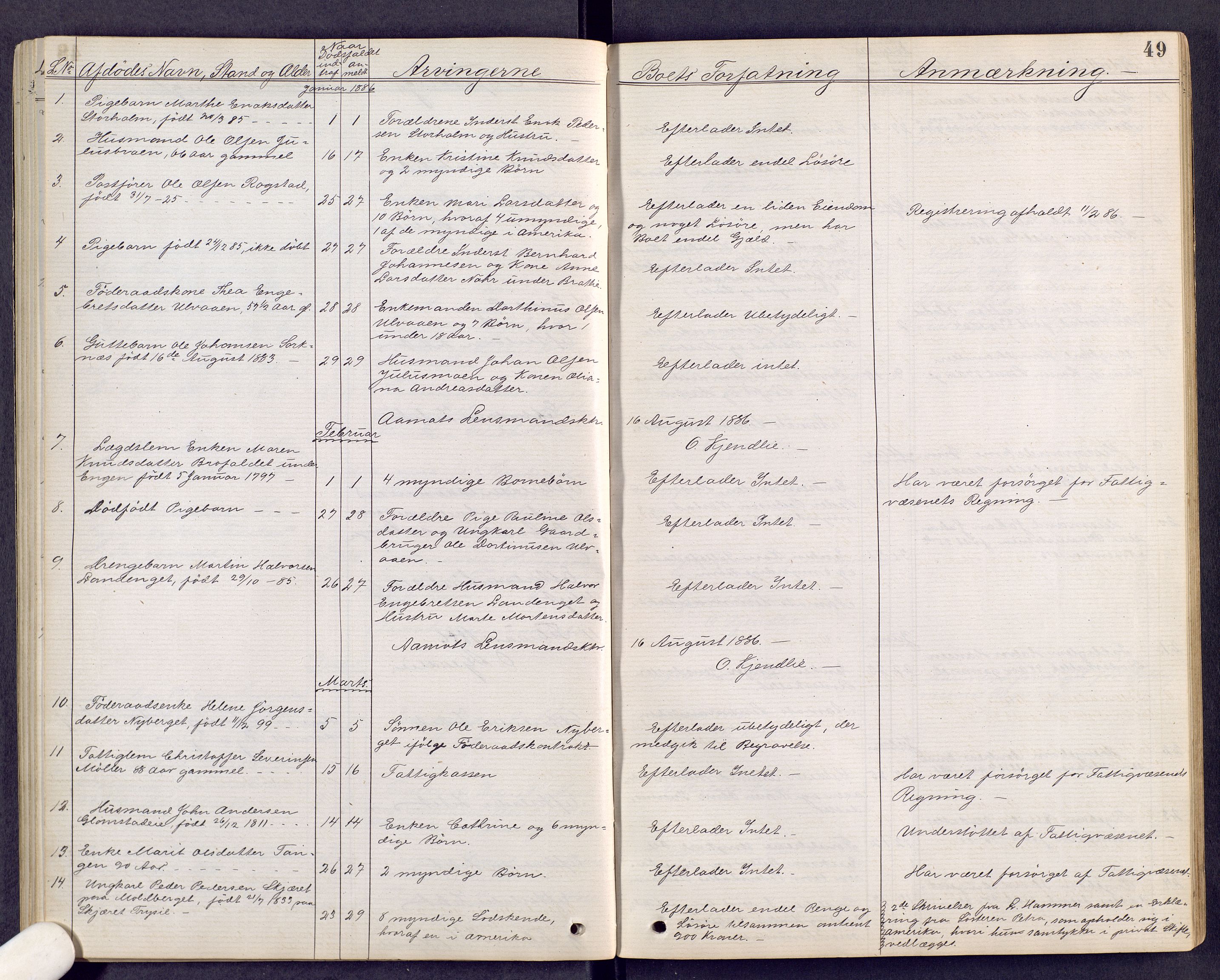 Sør-Østerdal sorenskriveri, SAH/TING-018/J/Jg/L0011: Dødsfallsjournal, 1872-1903, p. 49